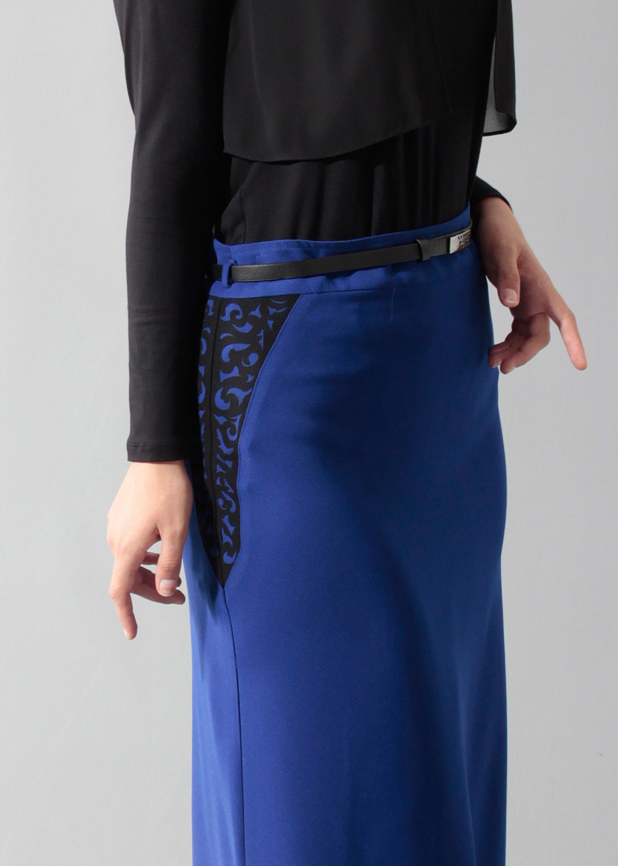 Tesettür giyim LACİVERT 6885 Maral Tesettür 5985 Etek 38/46 TEK40