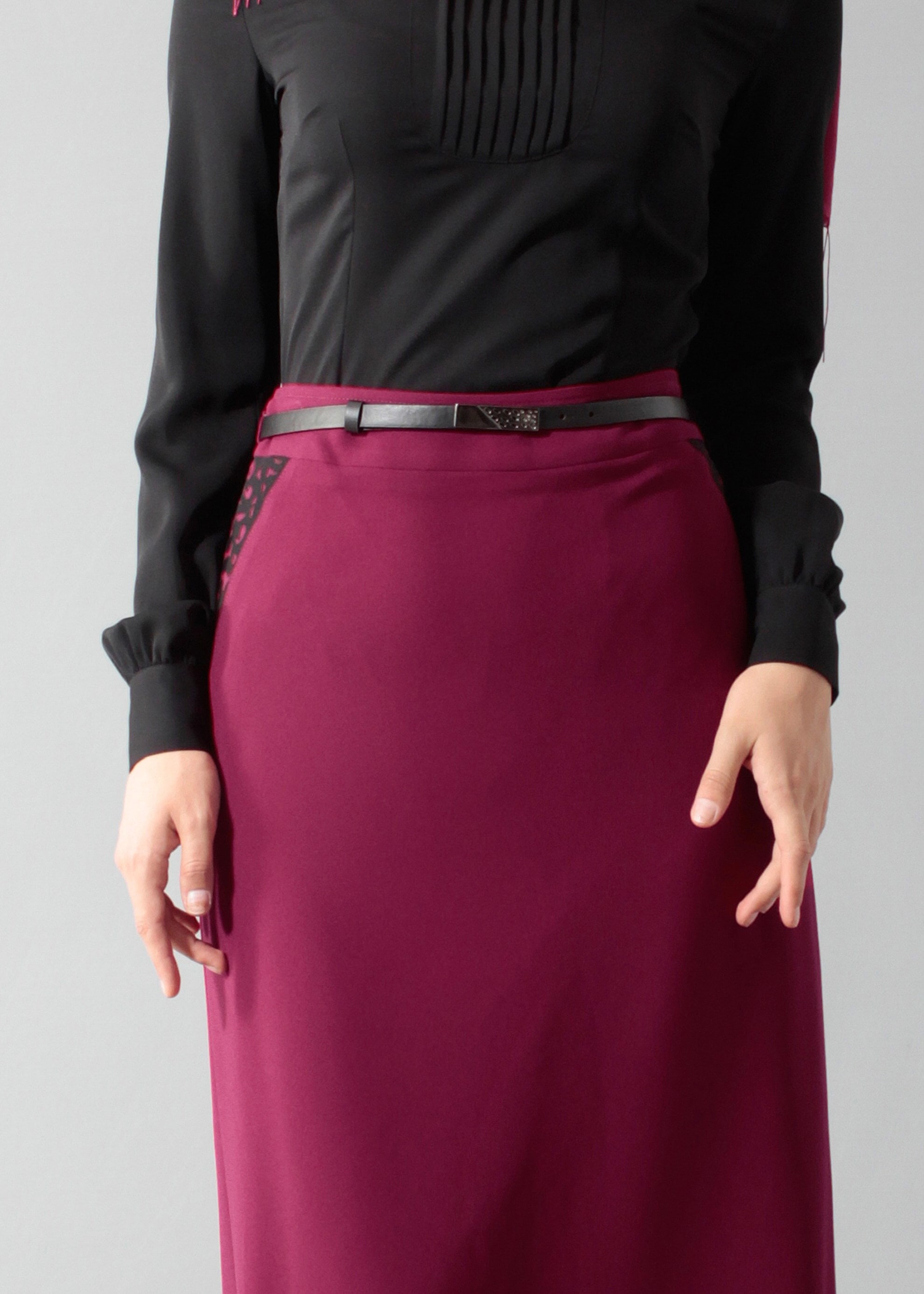 Tesettür giyim MOR 6885 Maral Tesettür 5985 Etek 38/46 TEK40