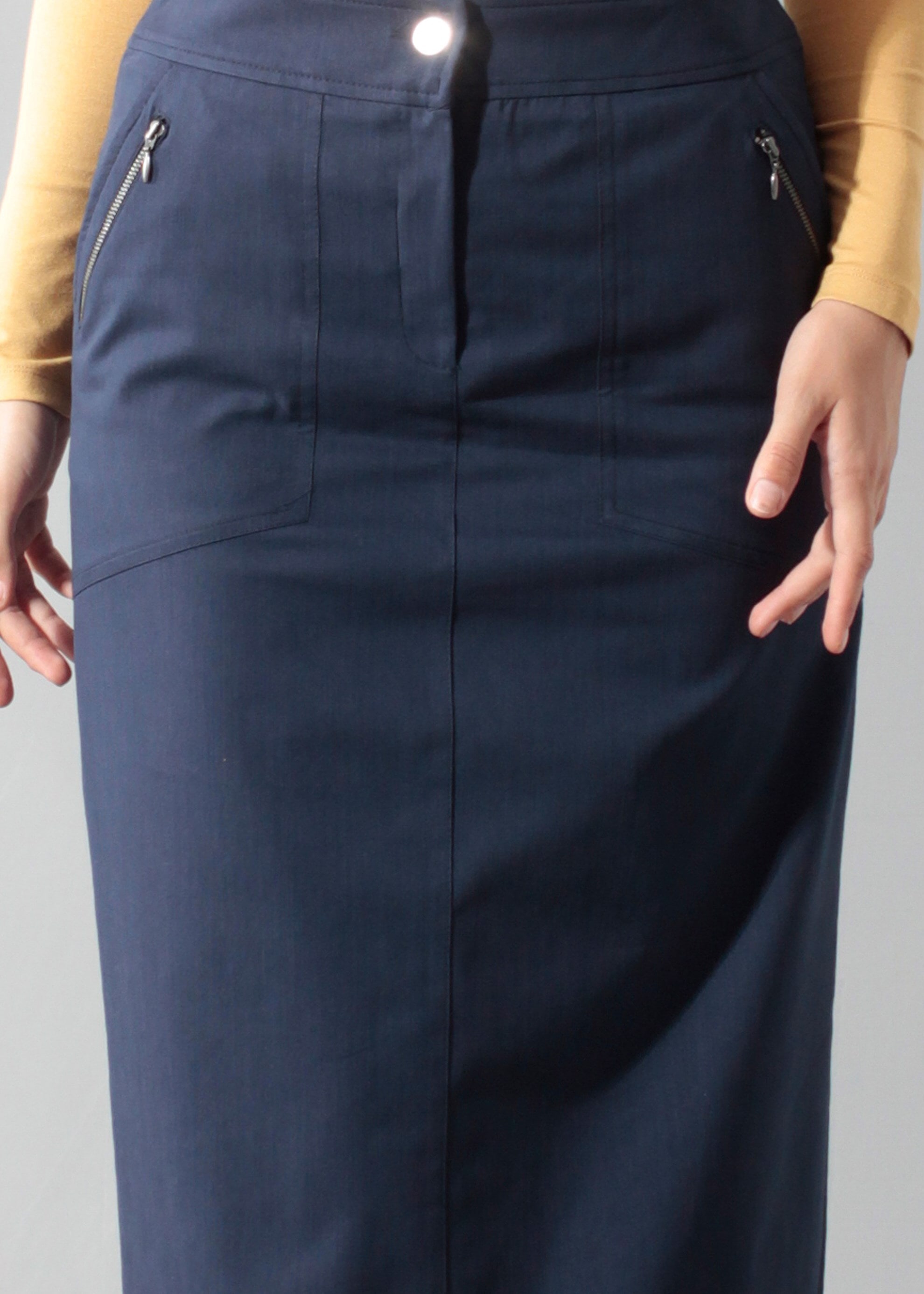 Tesettür giyim LACİVERT 6891 Owen 553 Tesettür Etek 38/46 TEK40