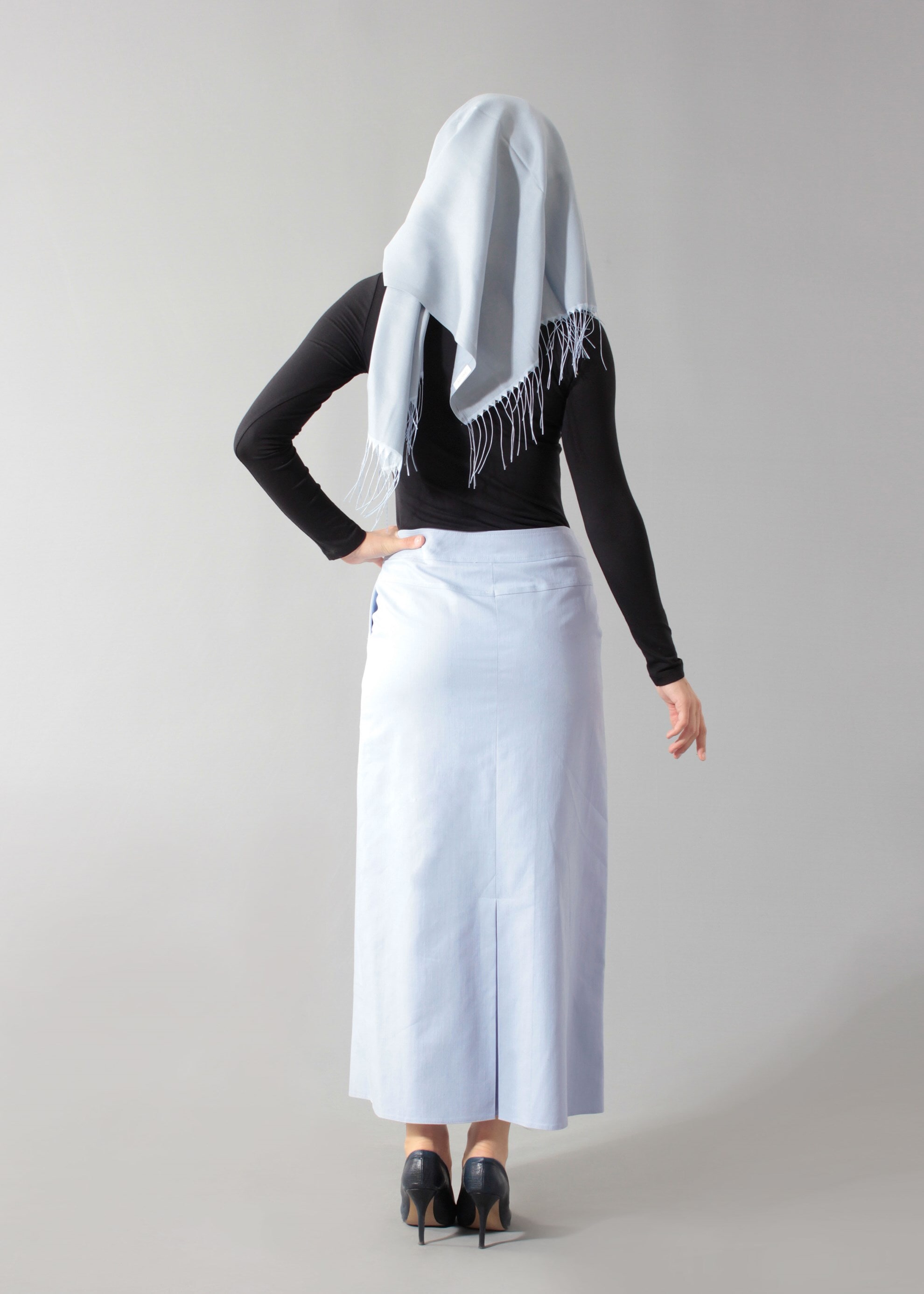 Tesettür giyim MAVİ 6891 Owen 553 Tesettür Etek 38/46 TEK40