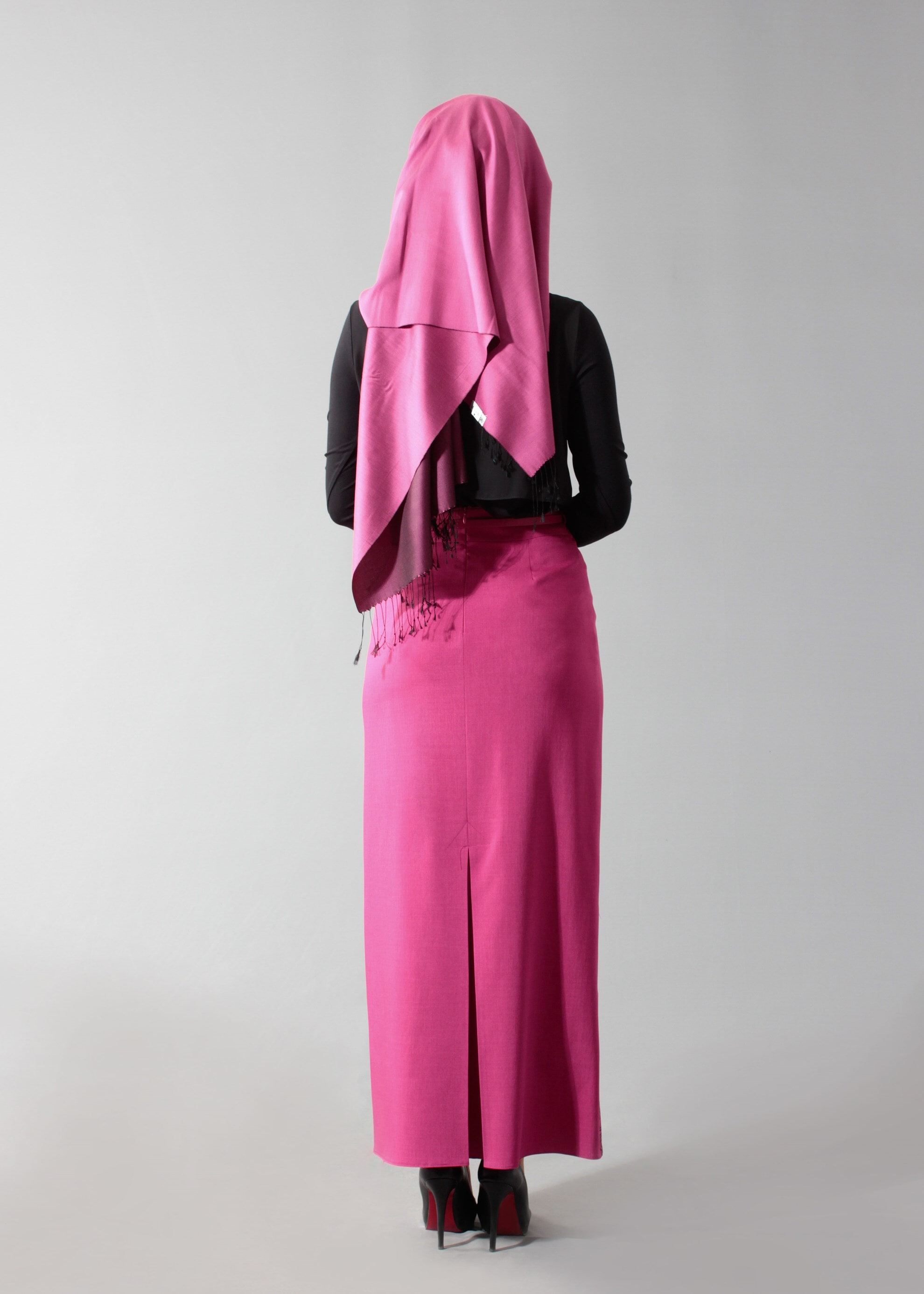 Tesettür giyim FUŞYA 6892 Stil Tesettür 8563 Etek 38/44 TEK40