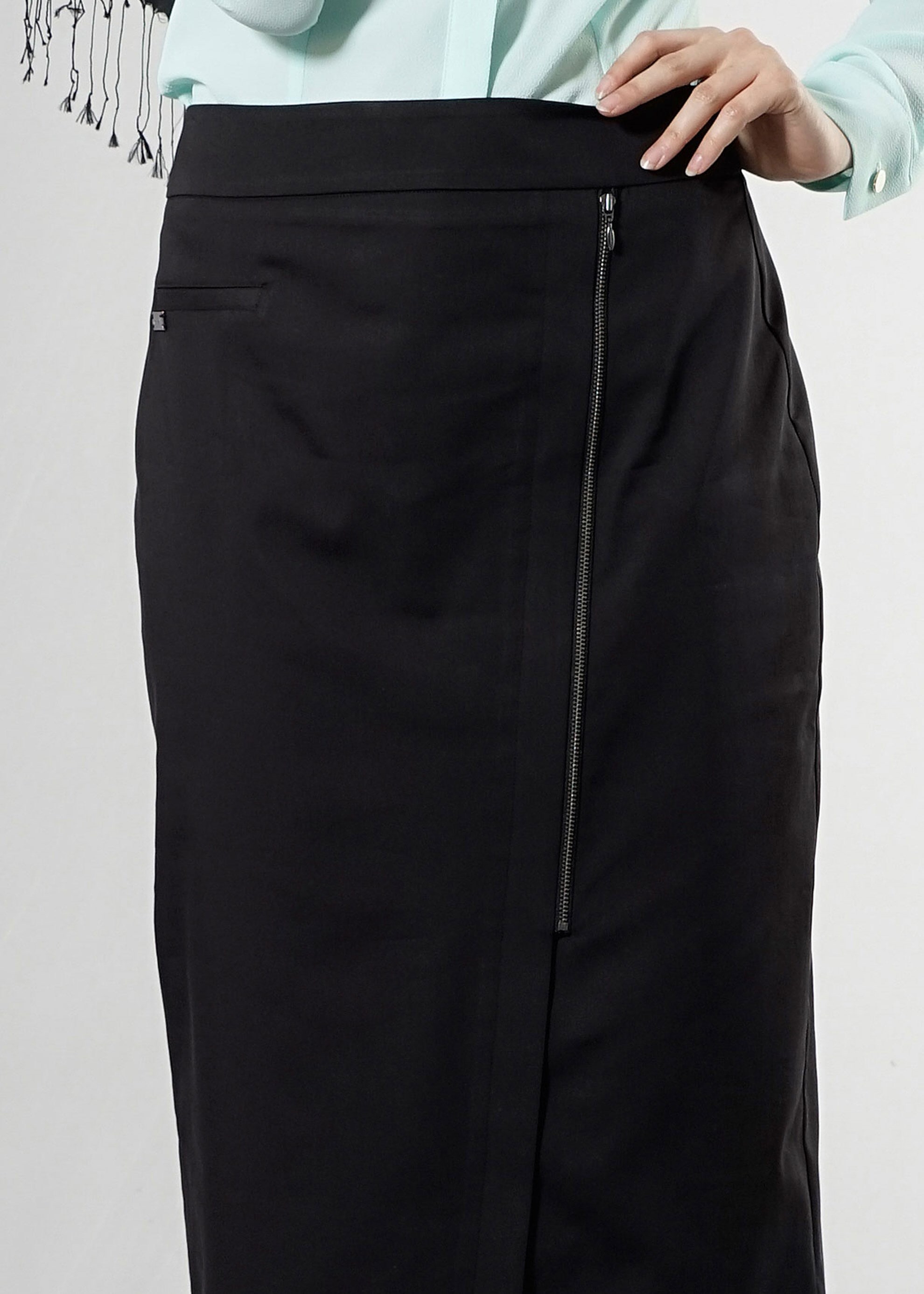 Tesettür giyim SİYAH 6894 15666 Tesettür Etek 38/44