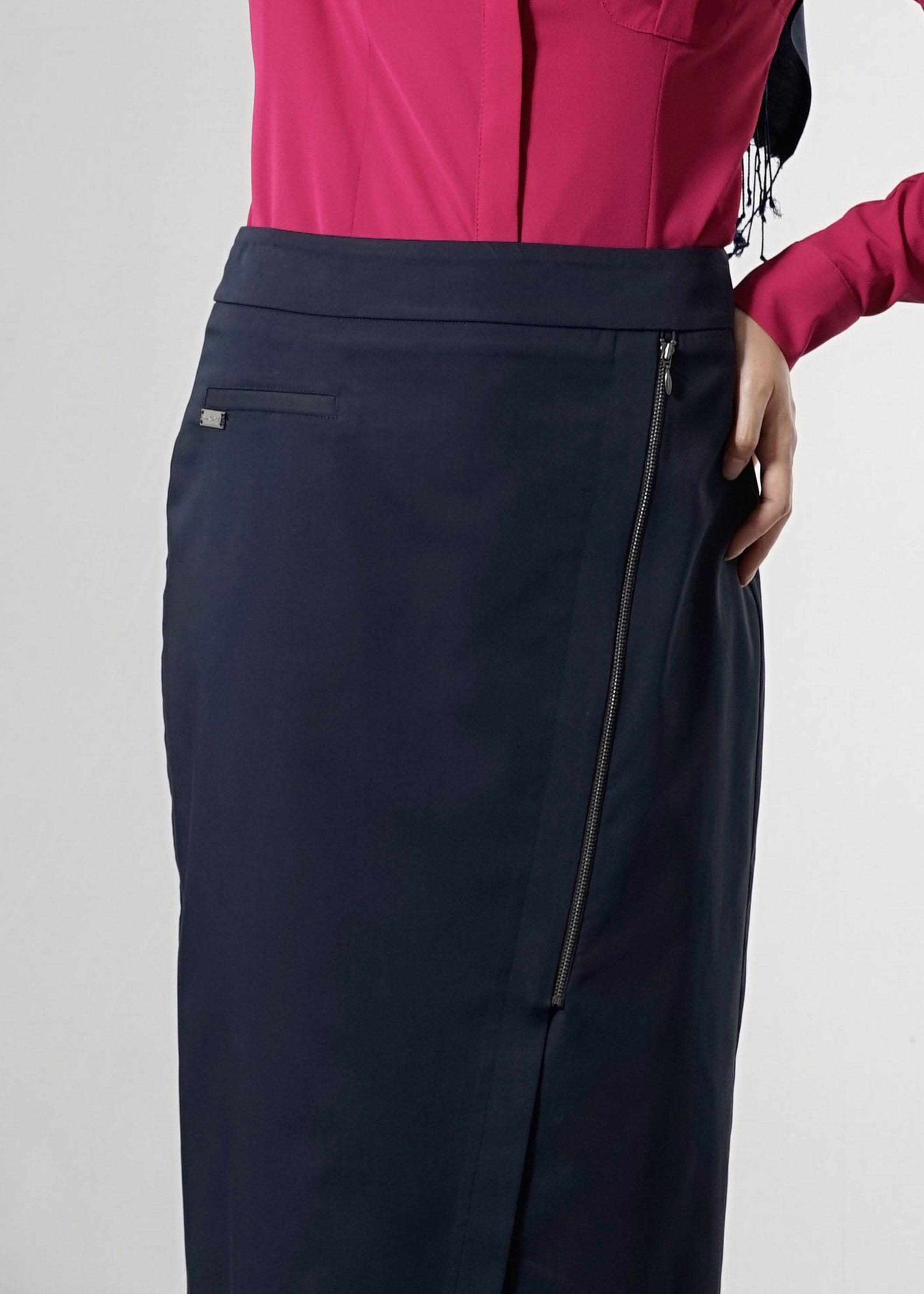 Tesettür giyim LACİVERT 6894 15666 Tesettür Etek 38/44