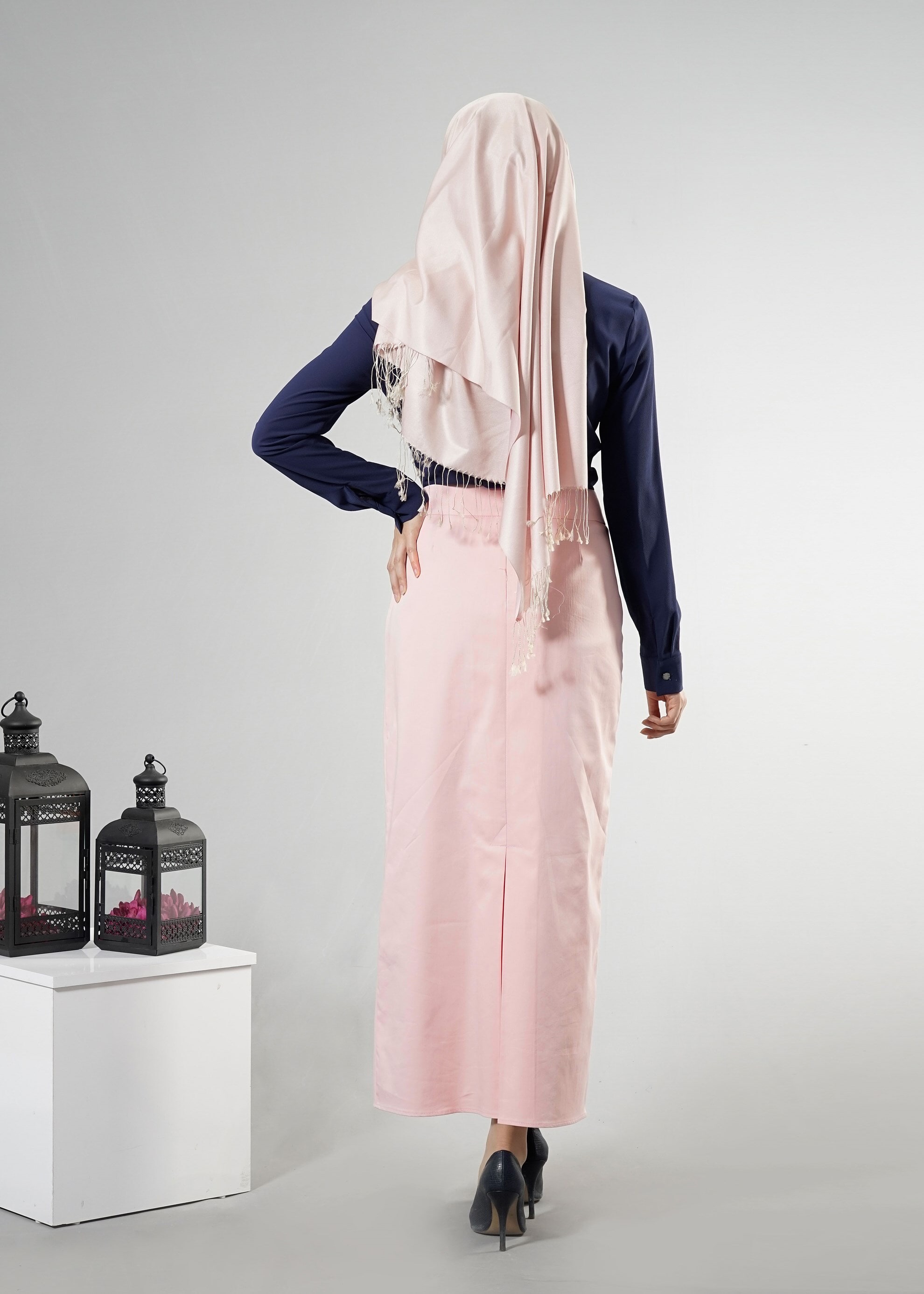 Tesettür giyim PUDRA 6894 15666 Tesettür Etek 38/44