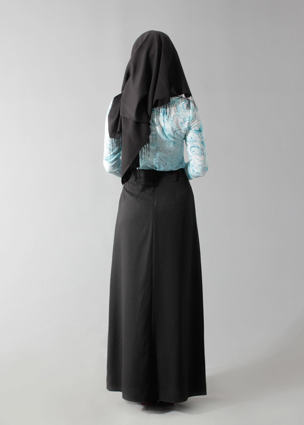 Tesettür giyim SİYAH 6904 Nora Tesettür Etek 36/42(38-40) TEK42