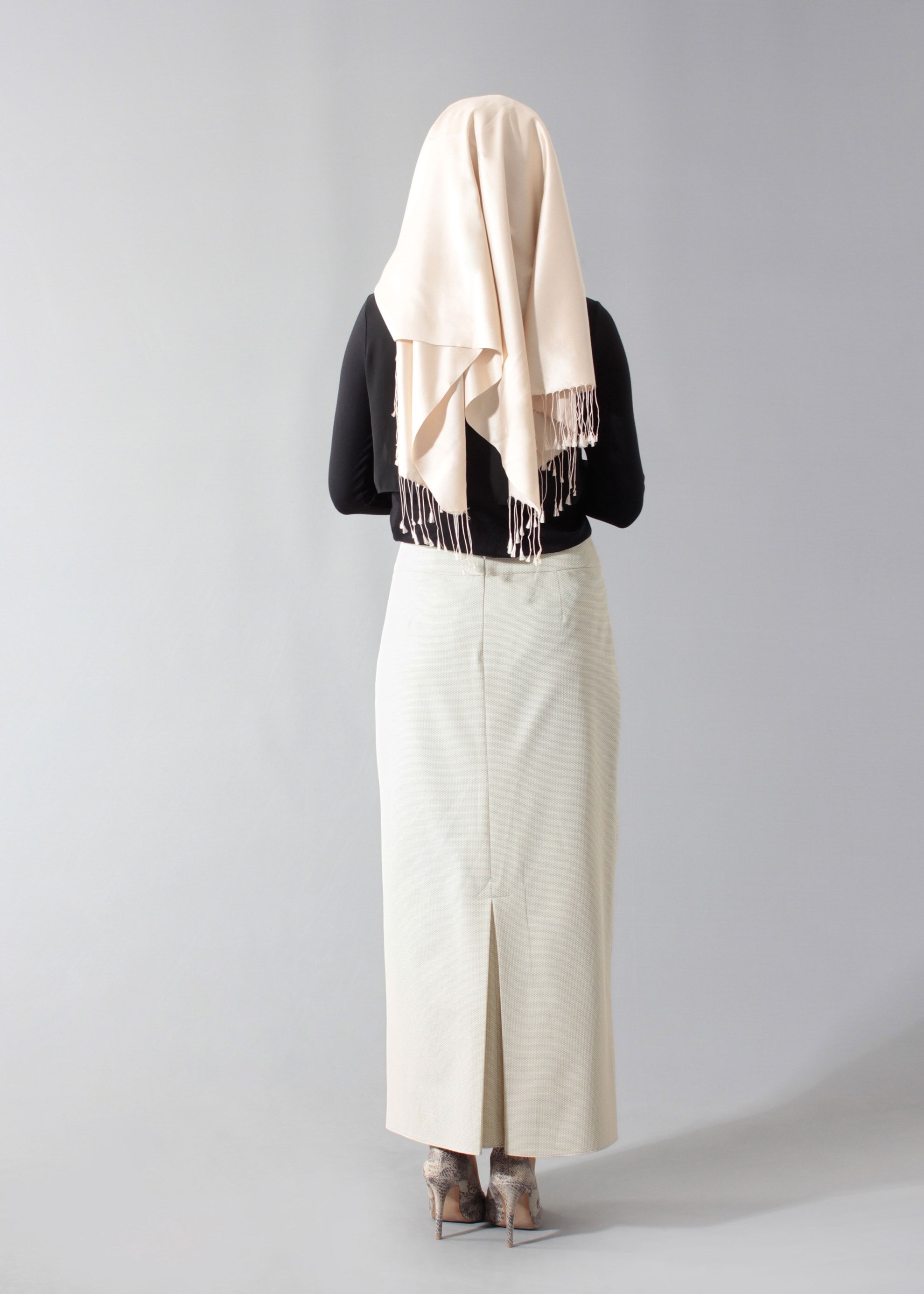 Tesettür giyim SARI 6907 Berta 43625 Tesettür Etek 40/48 TEK38