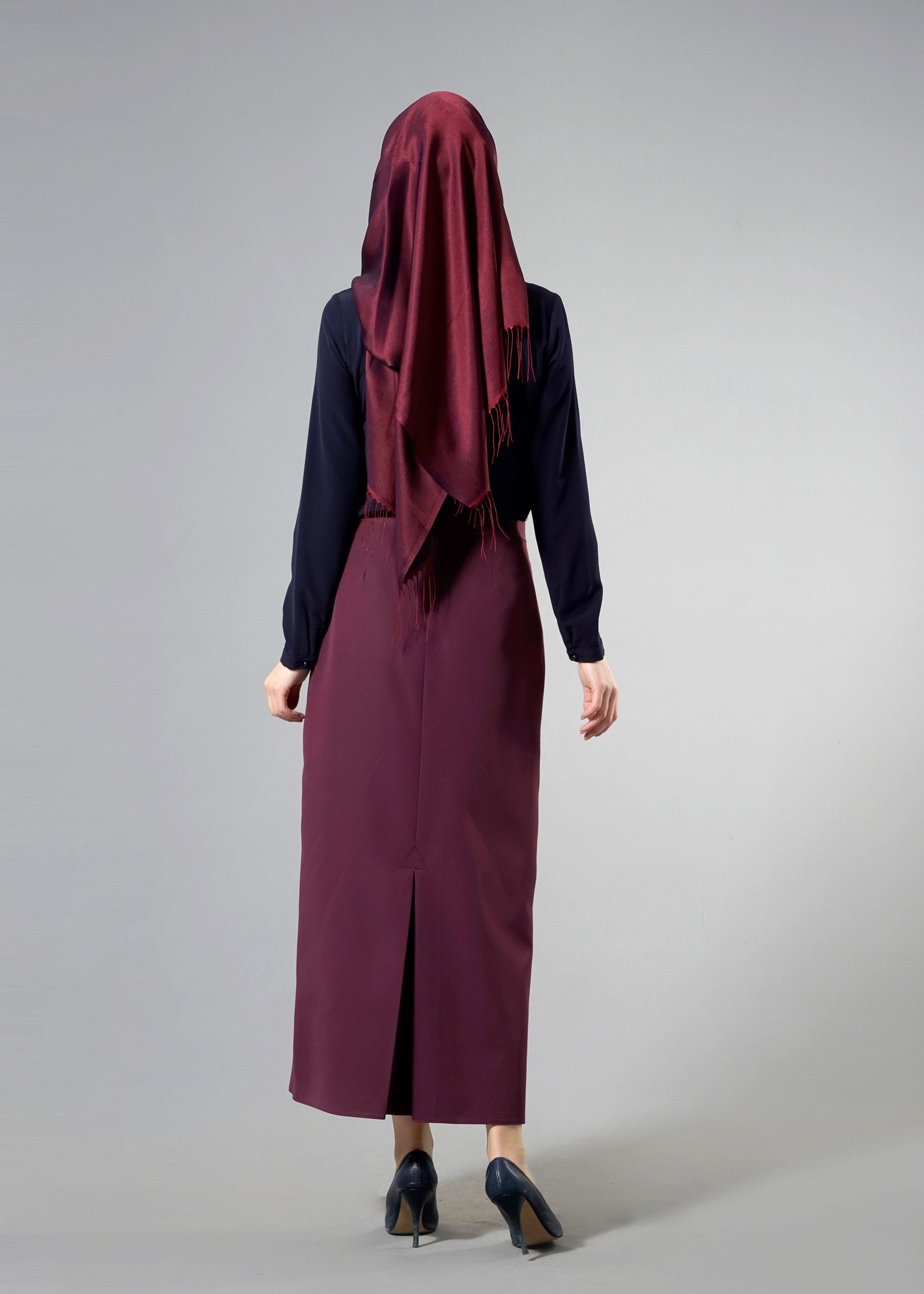 Tesettür giyim MÜRDÜM 6914 Dilma Tesettür 43551 Etek 38/48 TEK40