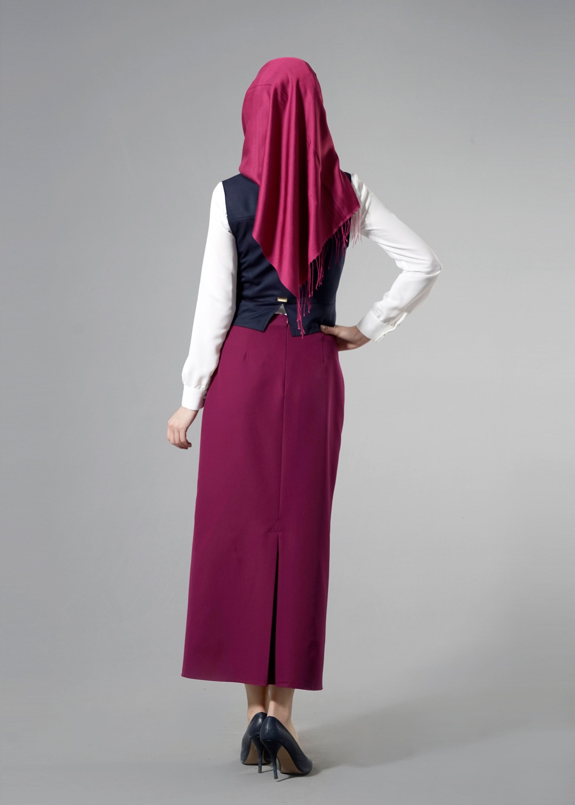 Tesettür giyim MOR 6914 Dilma Tesettür 43551 Etek 38/48 TEK40