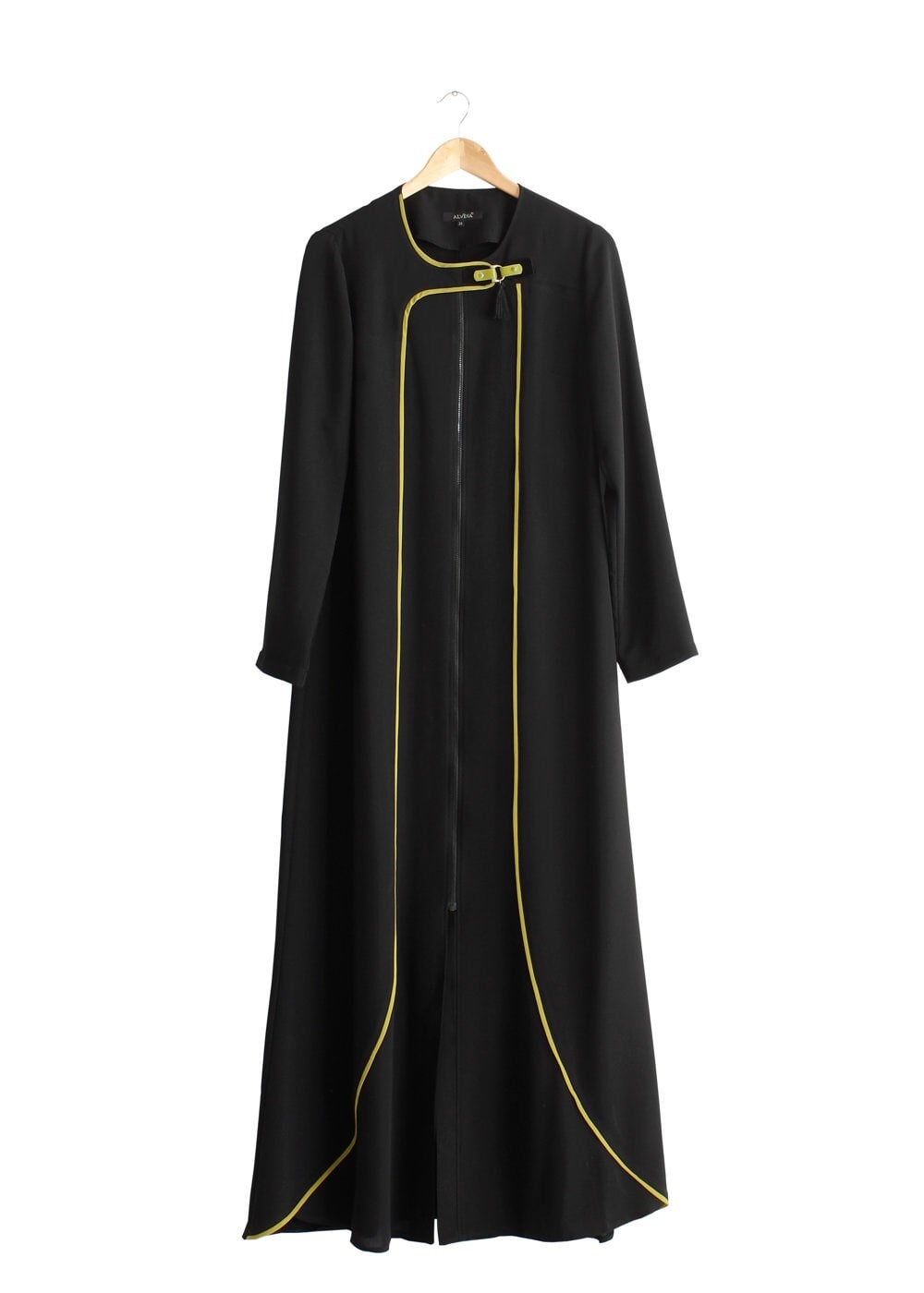 Tesettür giyim SİYAH 8195 Nil Crep Tesettür Ferace 38/46 TEK40