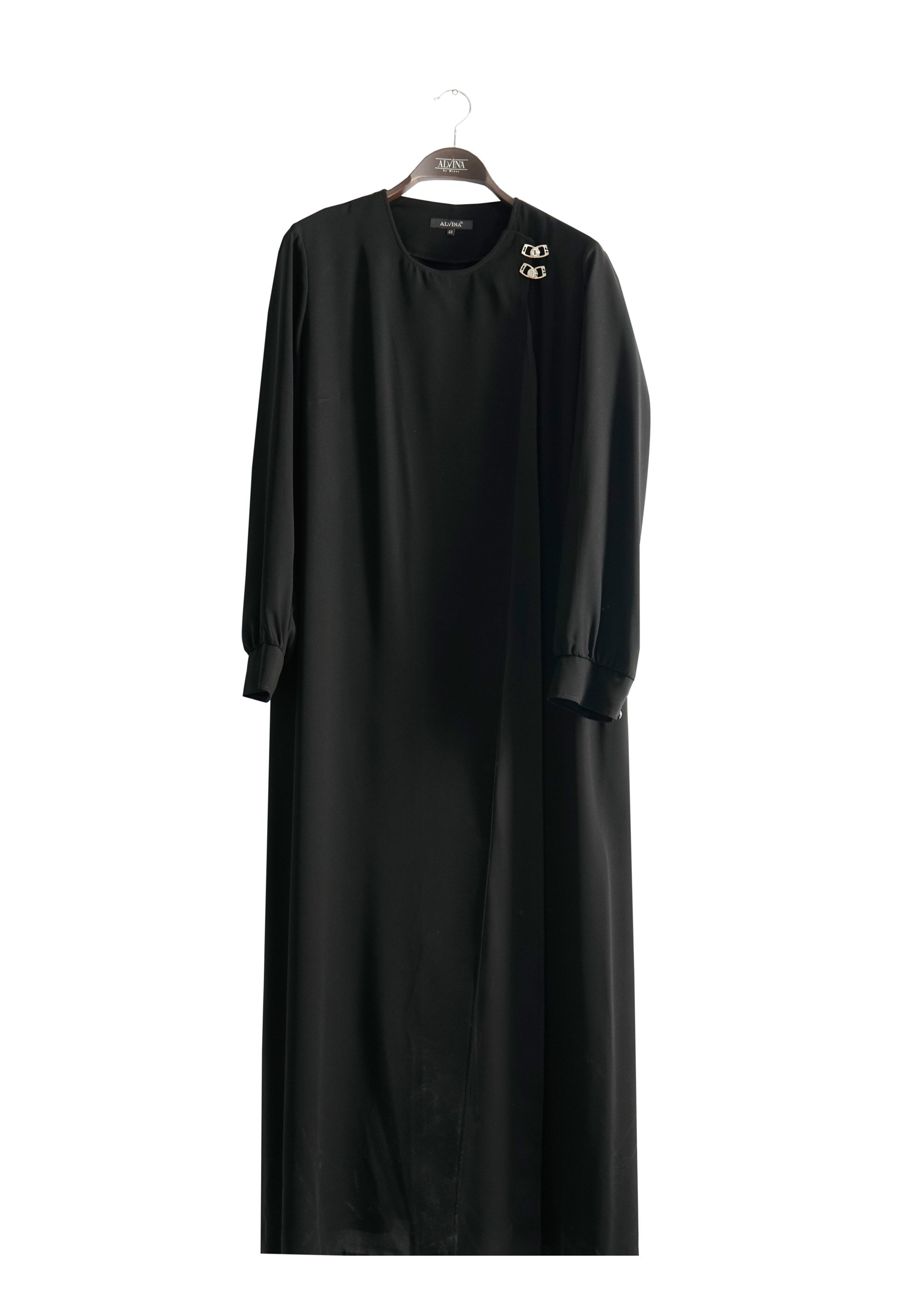 Vêtements hijab NOIR 8211 Esma Tesettür 6331 Ferace 42/50 TEK40