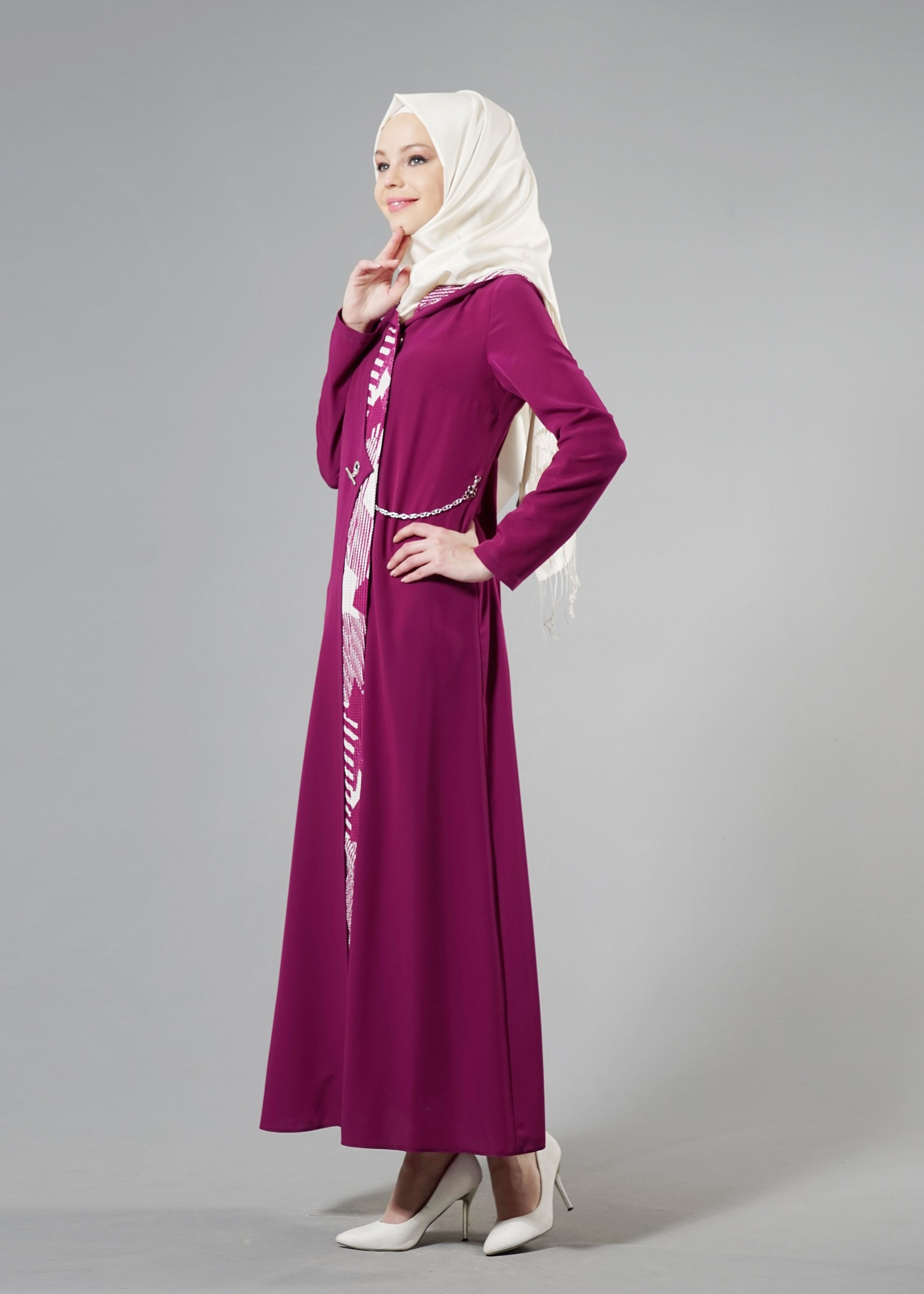 Tesettür giyim MÜRDÜM 8218 NEW LOREN FERACE 38/46 TEK40