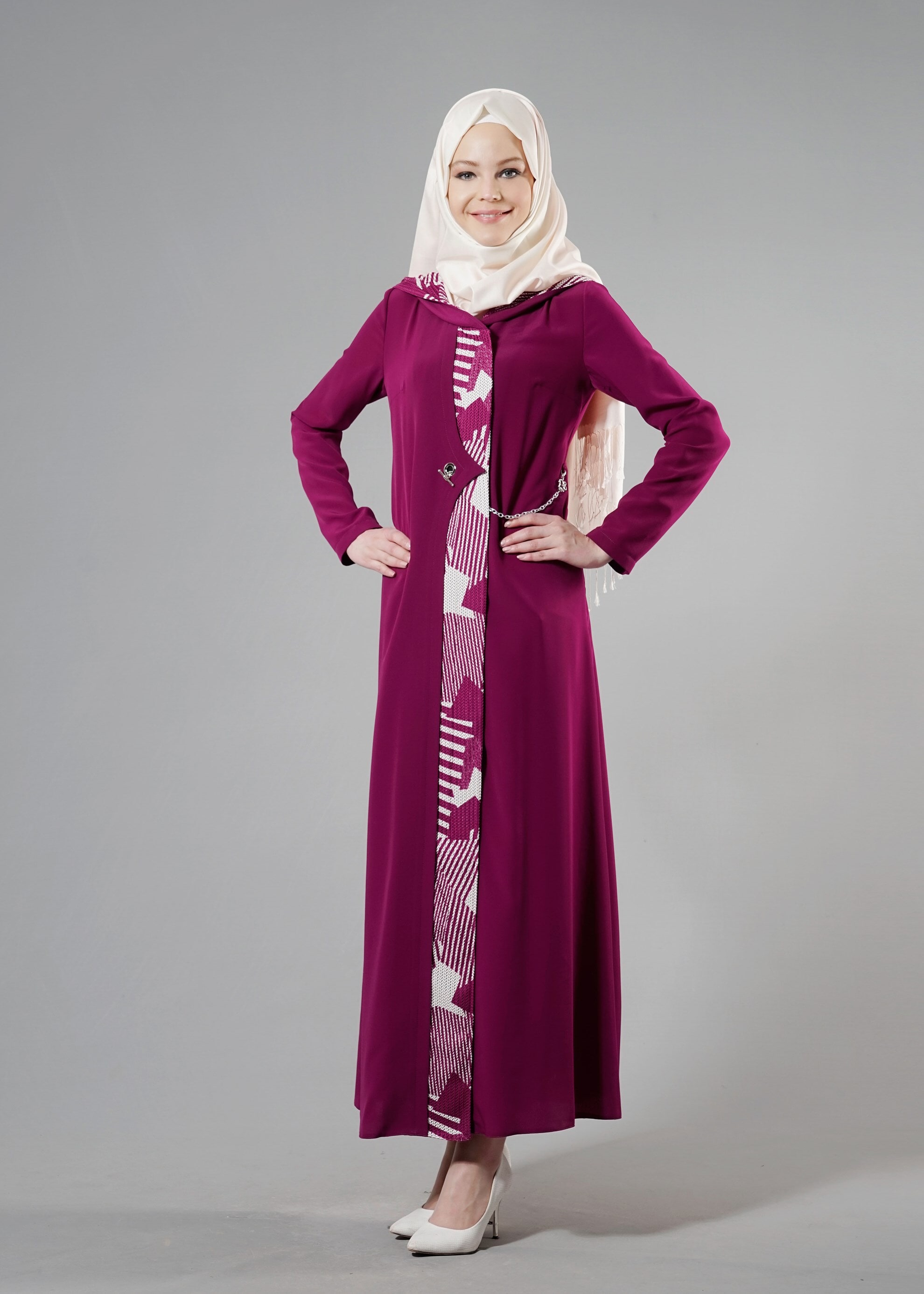 Tesettür giyim MÜRDÜM 8218 NEW LOREN FERACE 38/46 TEK40