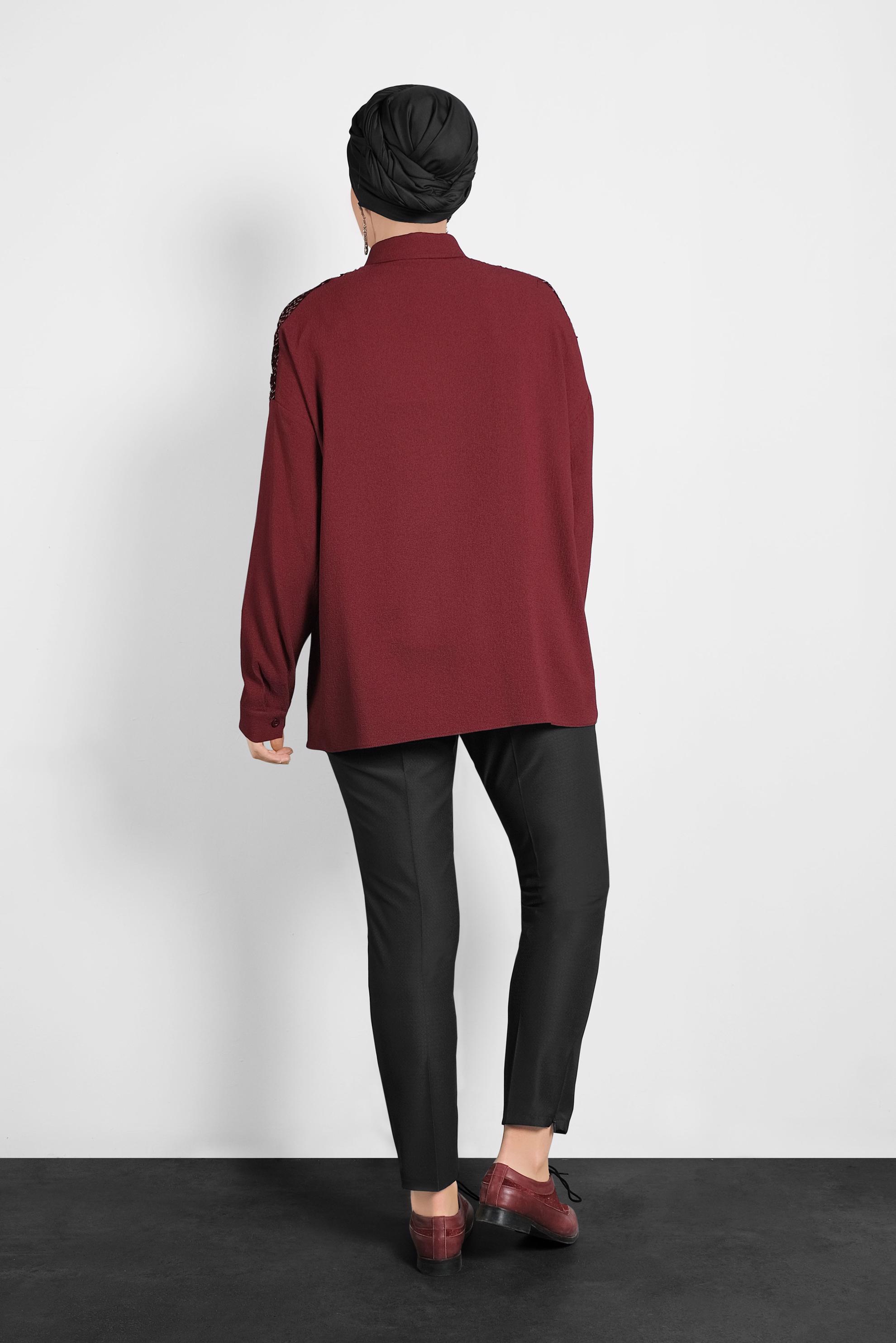 Vêtements hijab NOIR PANTALON À JAMBE SKINNY 7010