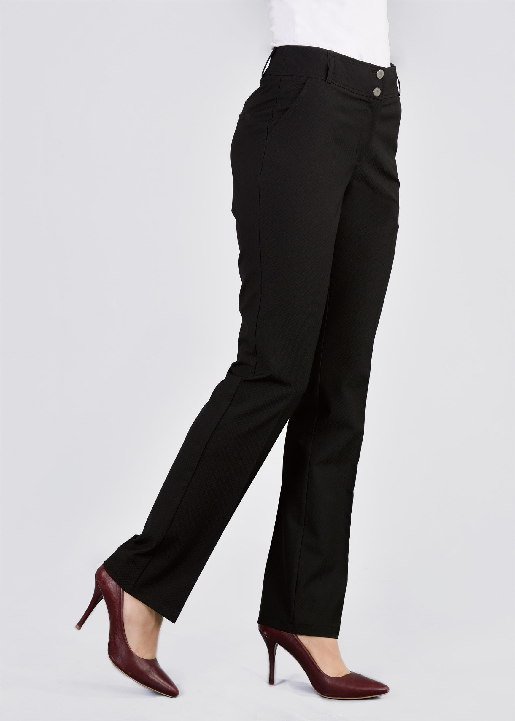 Tesettür giyim SİYAH 7011 LADİN PANTOLON 40/48 TEK38