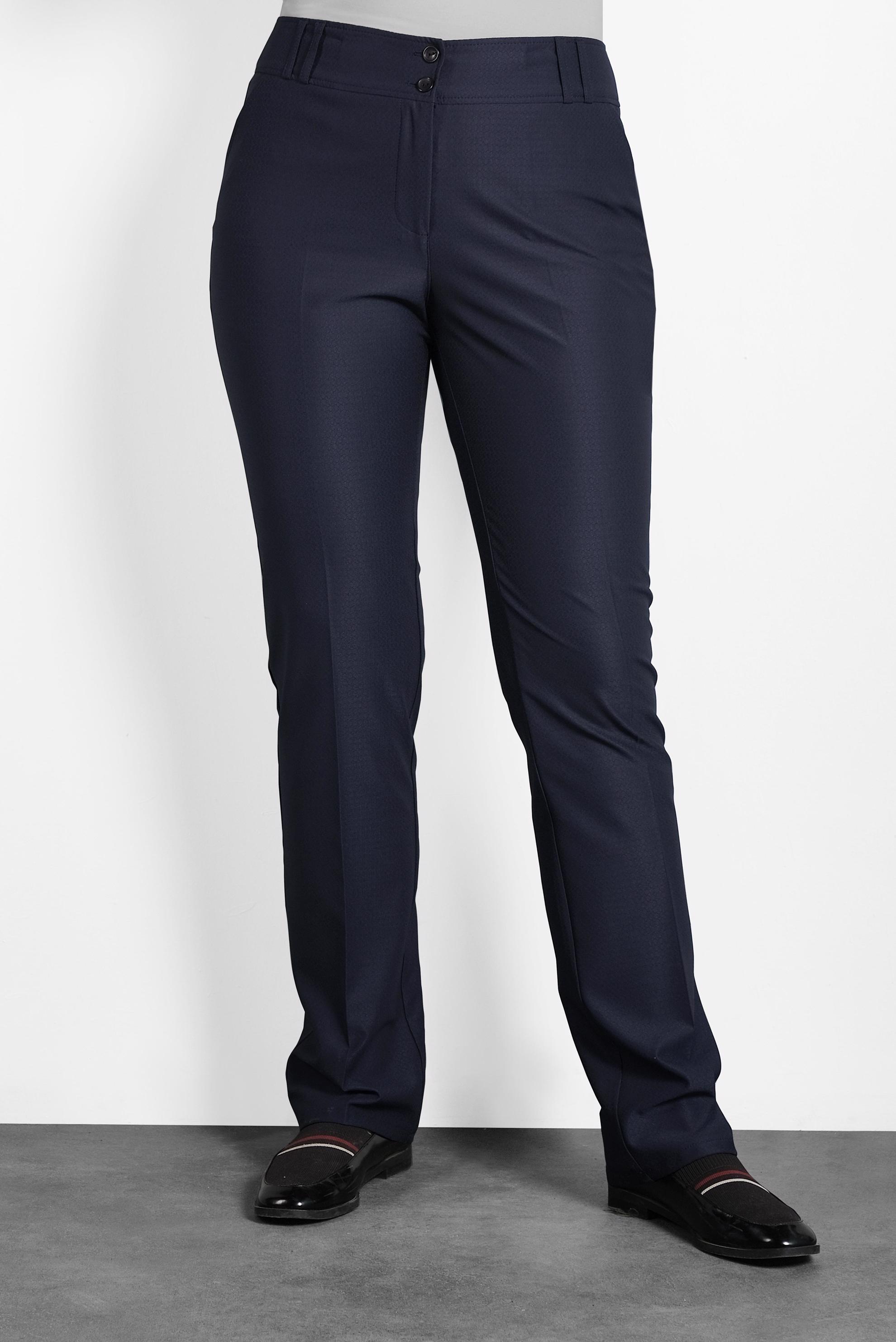 Tesettür giyim LACİVERT BORU PAÇA KUMAŞ PANTOLON 7013