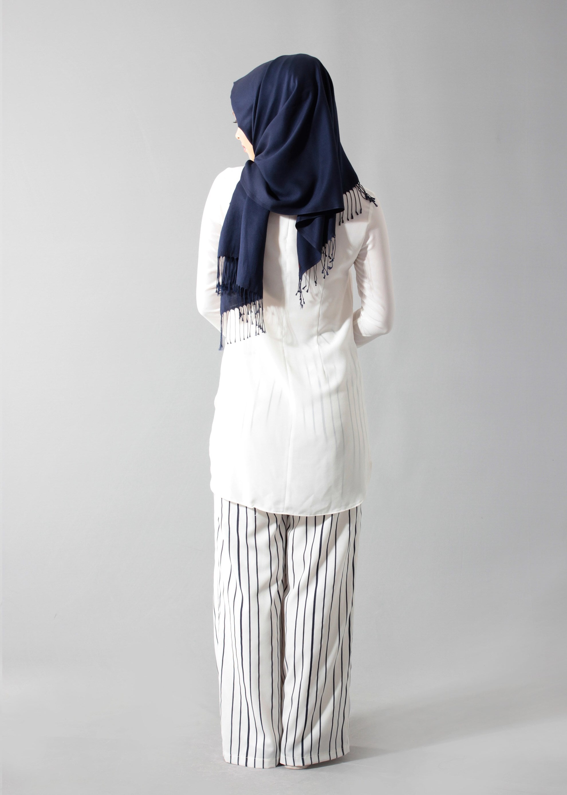 Tesettür giyim BEJ 7017 Moss Crep 2920 Tesettür Pantolon 38/46 TEK36