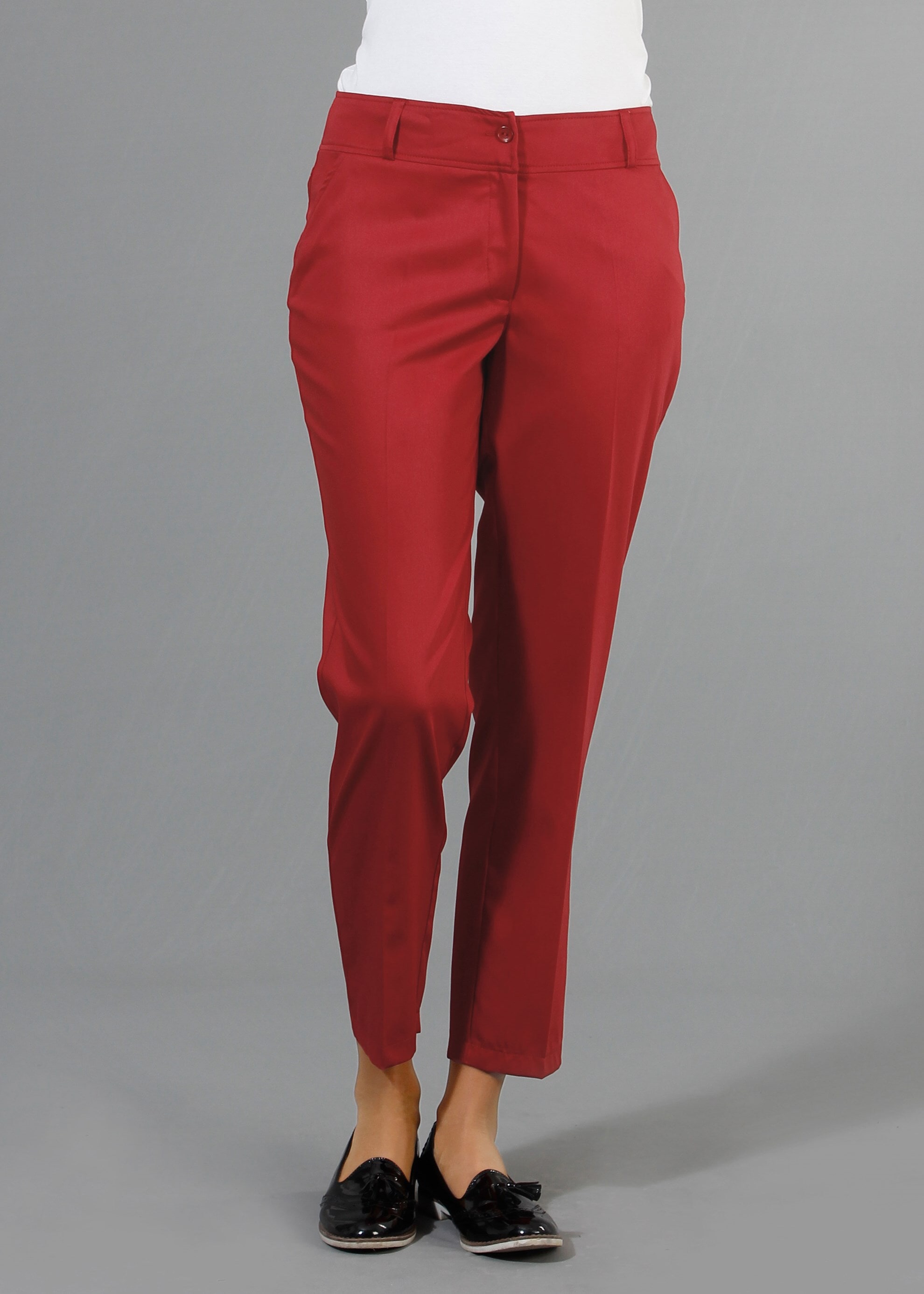 Tesettür giyim BORDO 7940 Artemis Tesettür Pantolon 40/48 TEK38