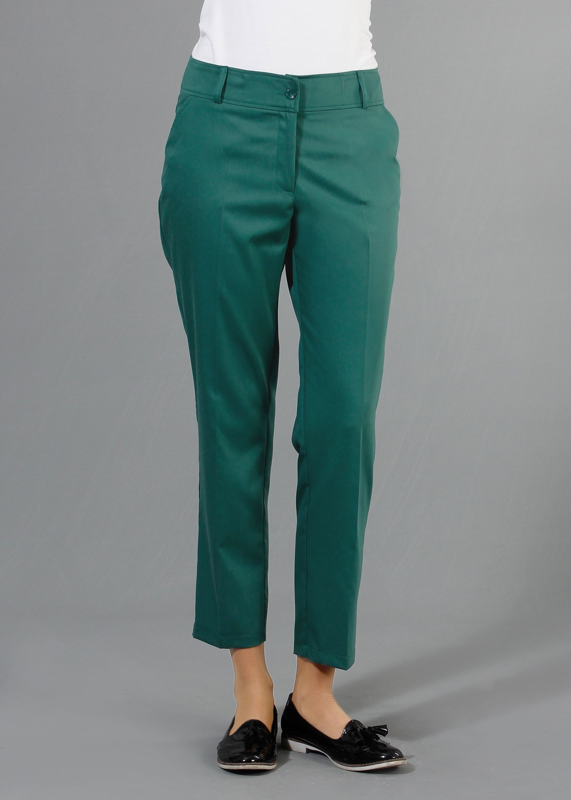 Tesettür giyim YEŞİL 7940 Artemis Tesettür Pantolon 40/48 TEK38