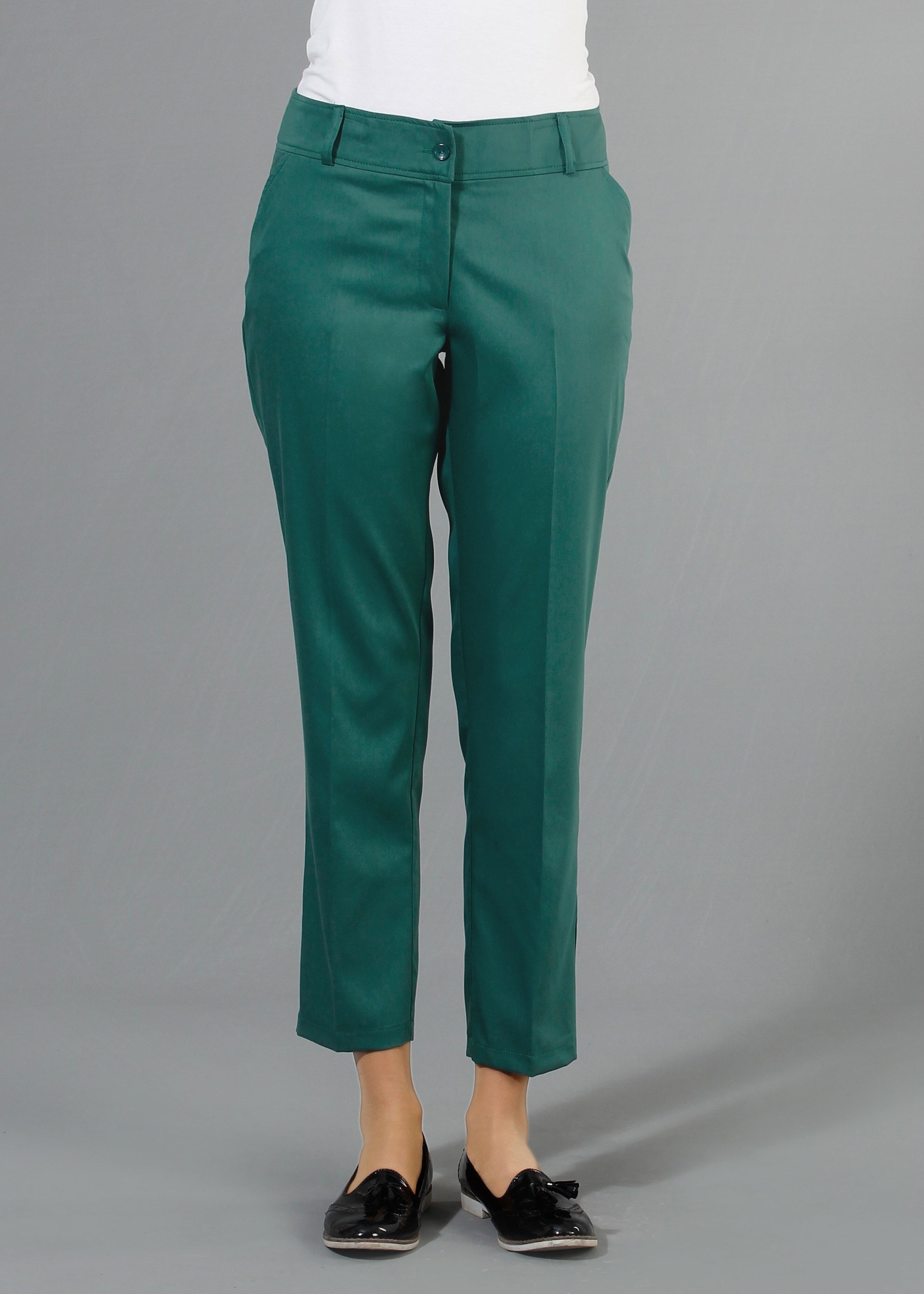 Tesettür giyim YEŞİL 7940 Artemis Tesettür Pantolon 40/48 TEK38