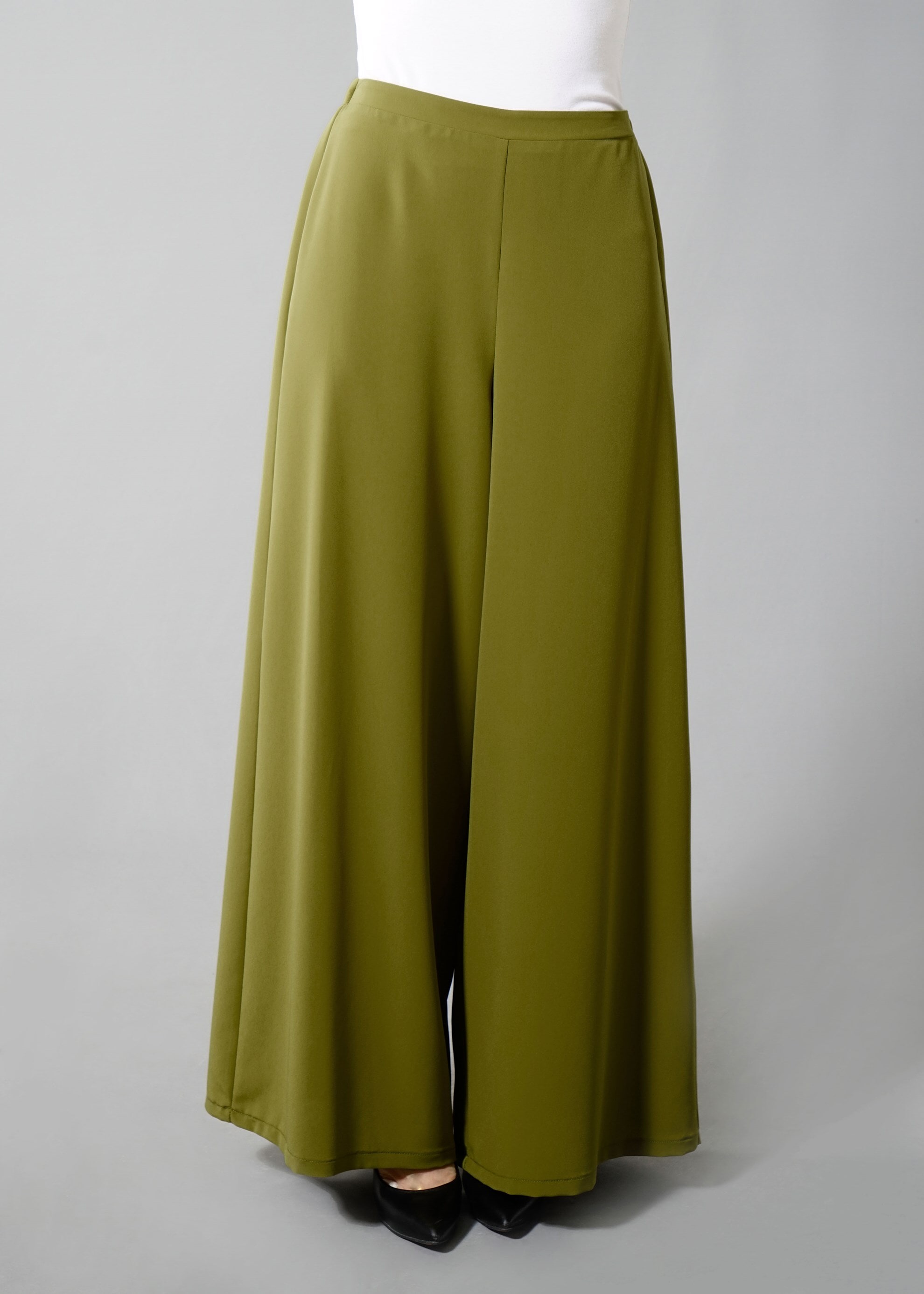 Tesettür giyim YEŞİL 7941 Criss Tesettür Pantalon 38/46