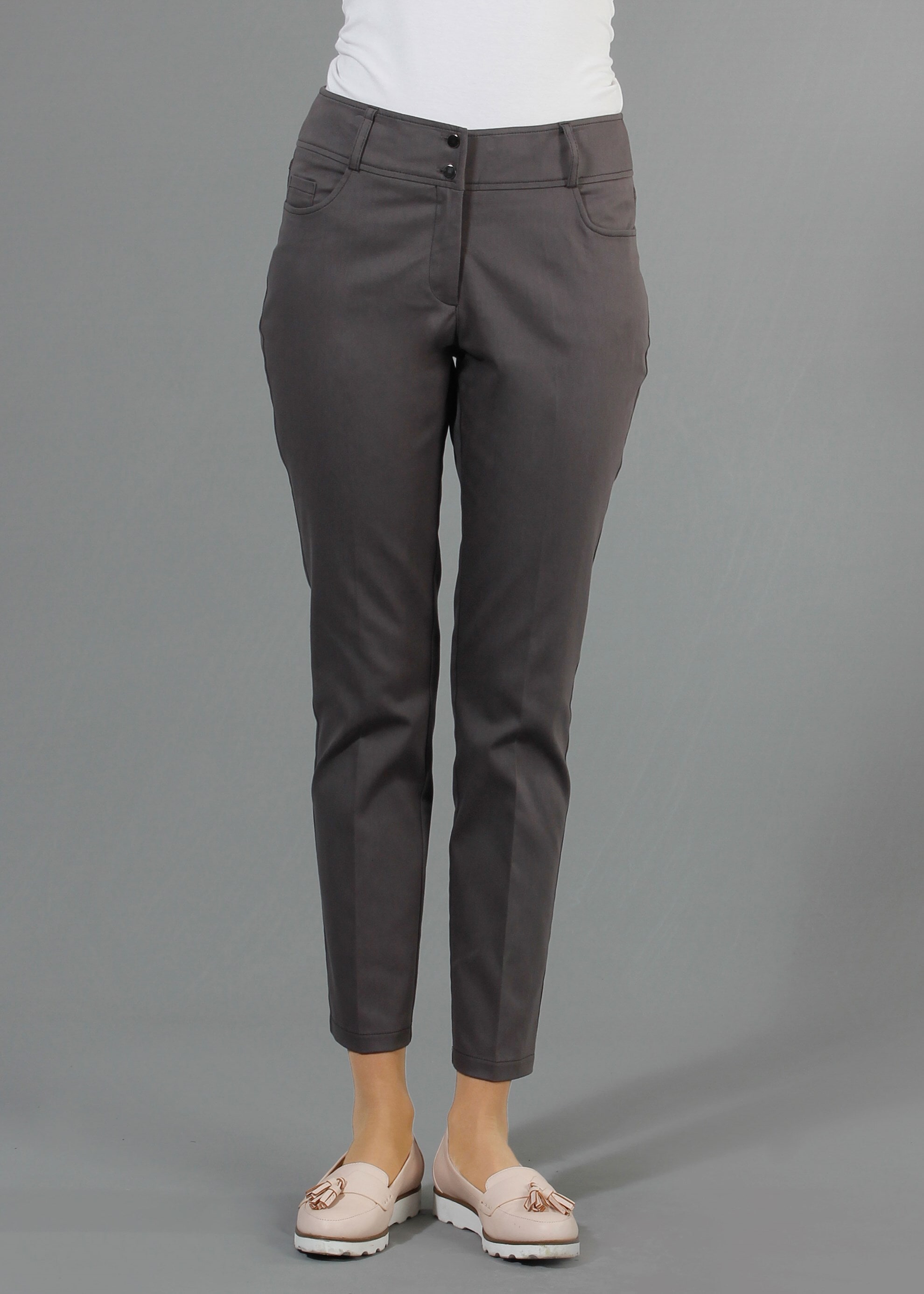 Tesettür giyim GRİ 7942 3099 Tesettür Pantolon 38/46 (38-40) TEK36