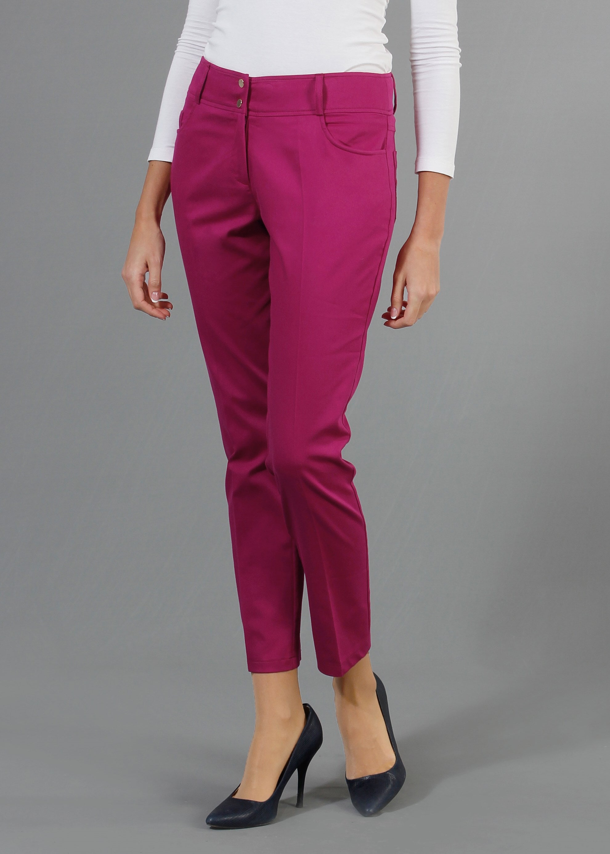 Tesettür giyim FUŞYA 7942 3099 Tesettür Pantolon 38/46 (38-40) TEK36