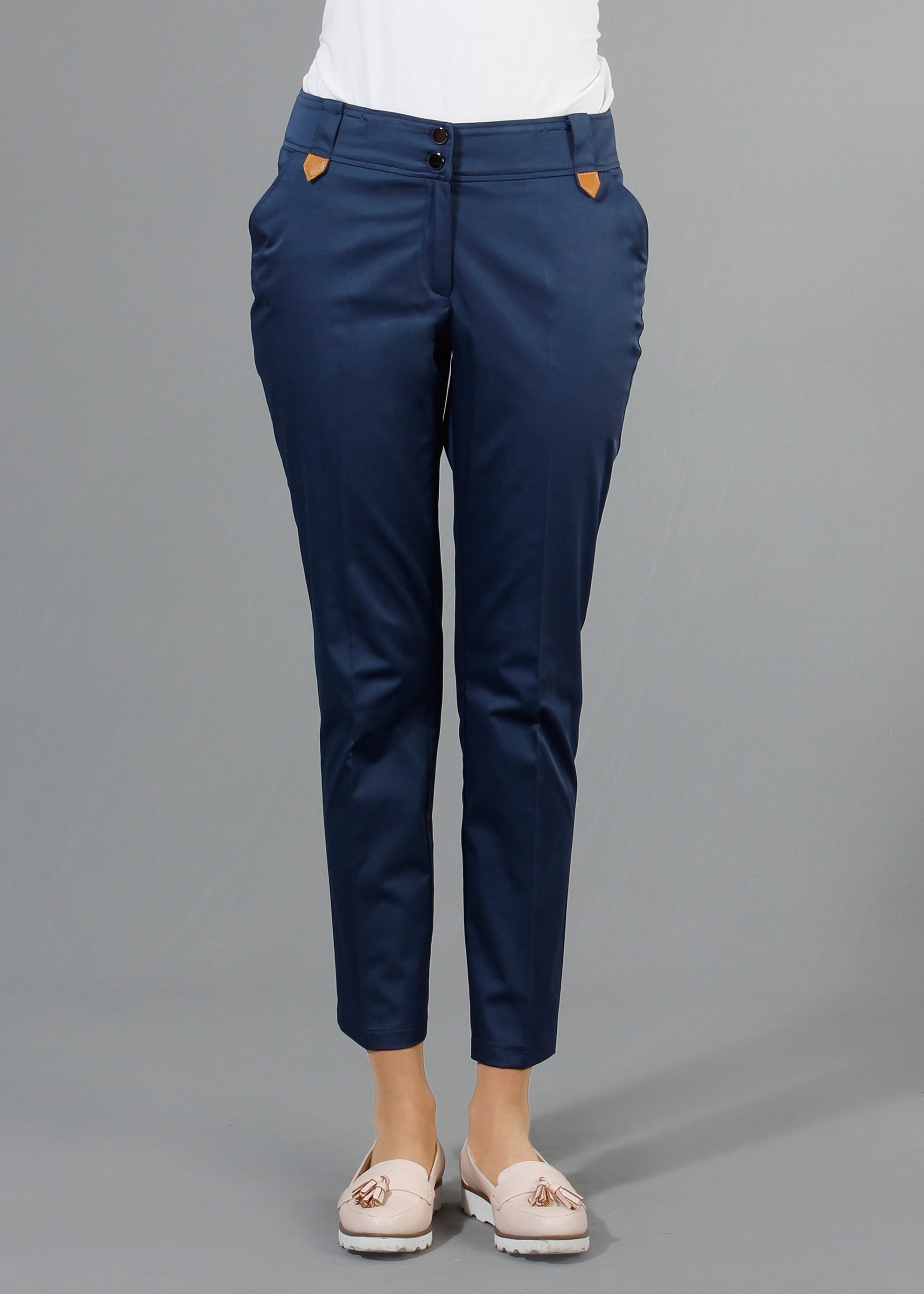 Tesettür giyim LACİVERT 7943 Rihanna Tesettür Pantolon 38/46