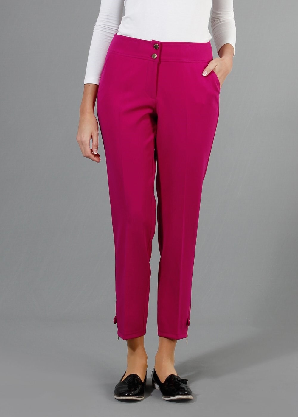 Tesettür giyim FUŞYA 7946 Dilma Tesettür Pantolon 36/44(40-42) TEK38