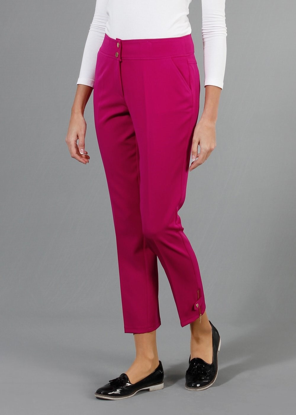 Tesettür giyim FUŞYA 7946 Dilma Tesettür Pantolon 36/44(40-42) TEK38