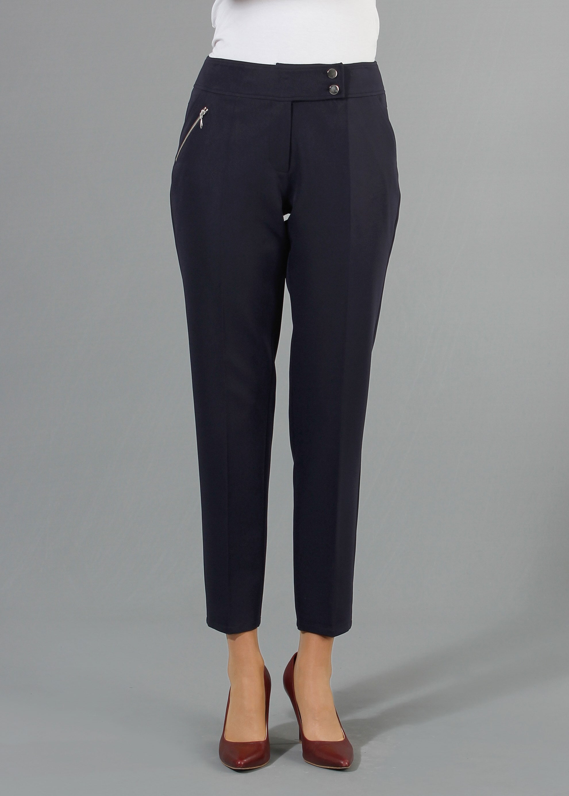 Tesettür giyim LACİVERT DAR PAÇA PANTOLON 7948