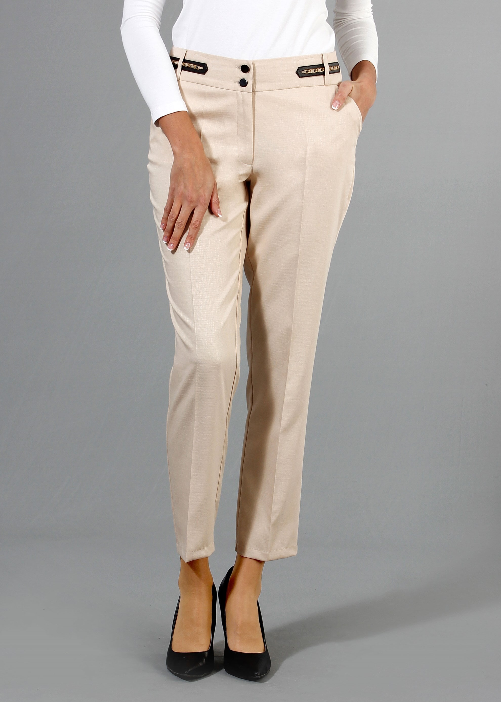 Tesettür giyim BEJ 7949 Derin Tesettür Pantolon 40/46 TEK38