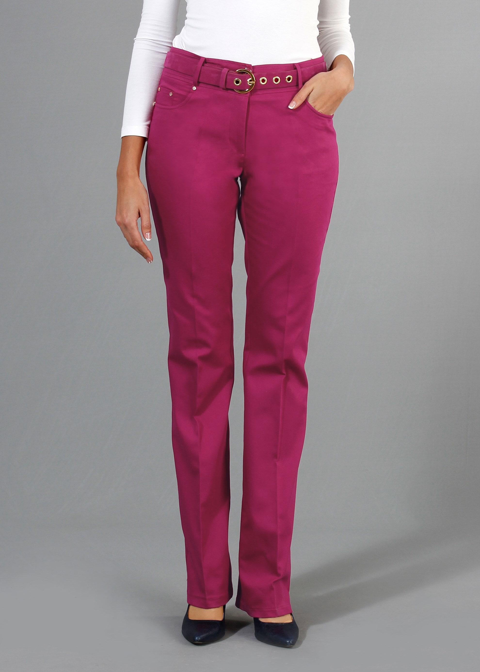 Tesettür giyim FUŞYA 7950 Umay Tesettür Pantolon 38/46 TEK40