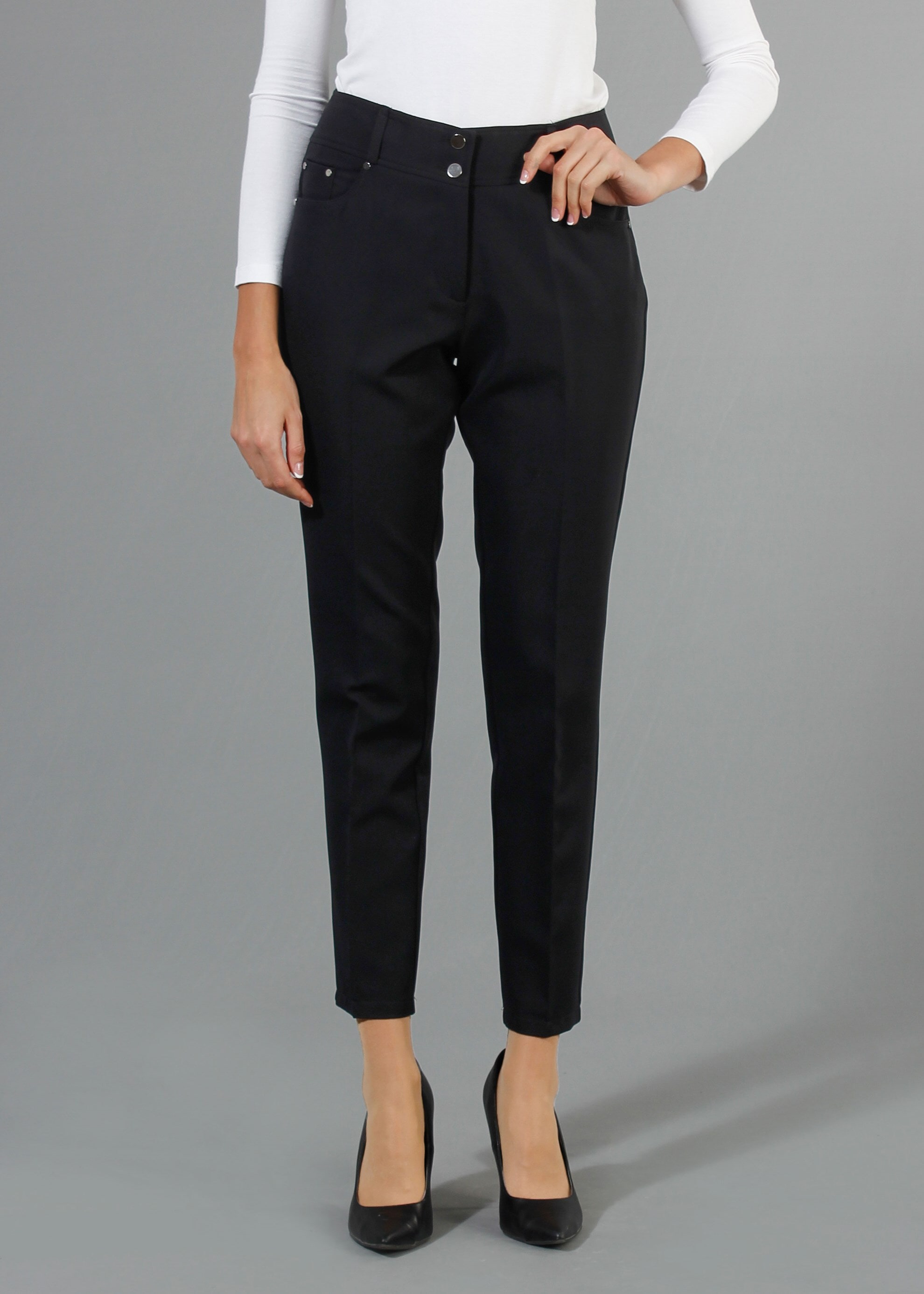 Tesettür giyim SİYAH 7951 Dilma Tesettür Pantolon 38/46(42-44) TEK40