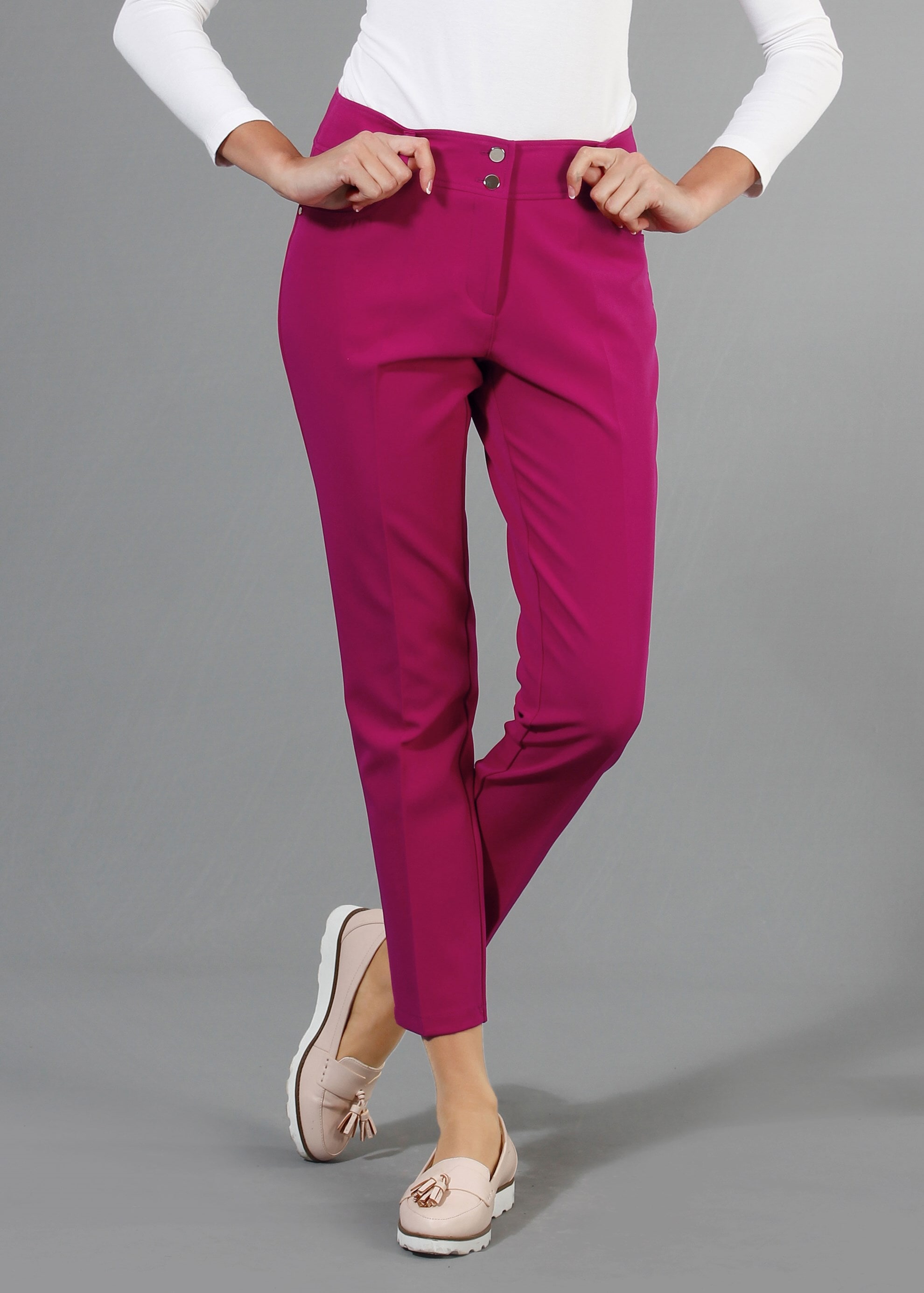 Tesettür giyim FUŞYA 7951 Dilma Tesettür Pantolon 38/46(42-44) TEK40