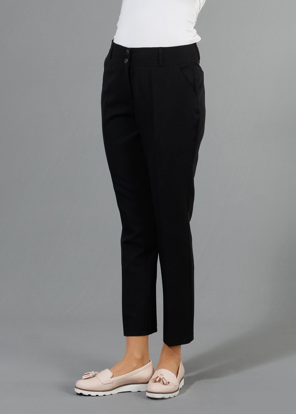 Tesettür giyim SİYAH 7953 Dilma Tesettür Pantolon 38/46(42-44) TEK40