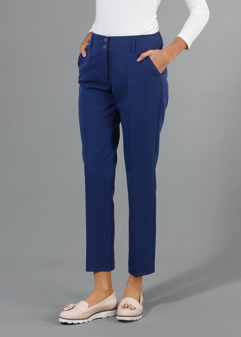 Tesettür giyim LACİVERT 7953 Dilma Tesettür Pantolon 38/46(42-44) TEK40