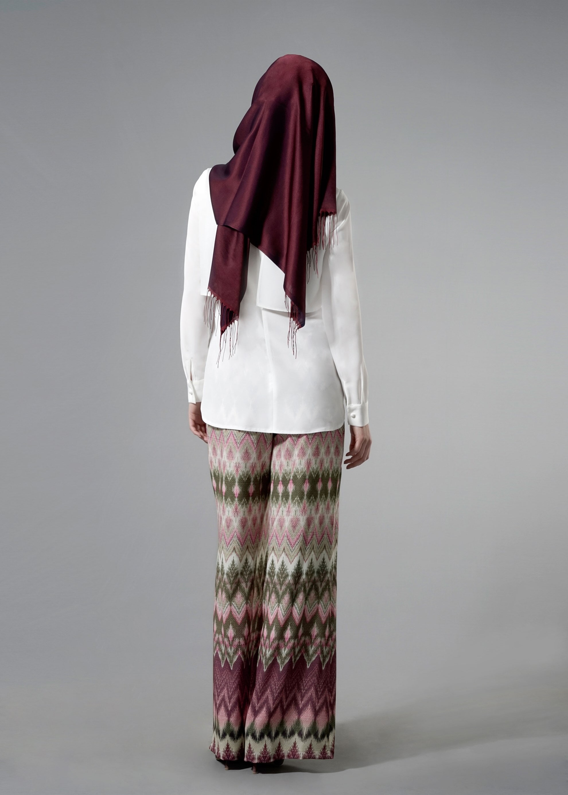 Tesettür giyim PUDRA 7955 Capri Tesettür 9673 Pantalon  36/44(38-40) TEK38