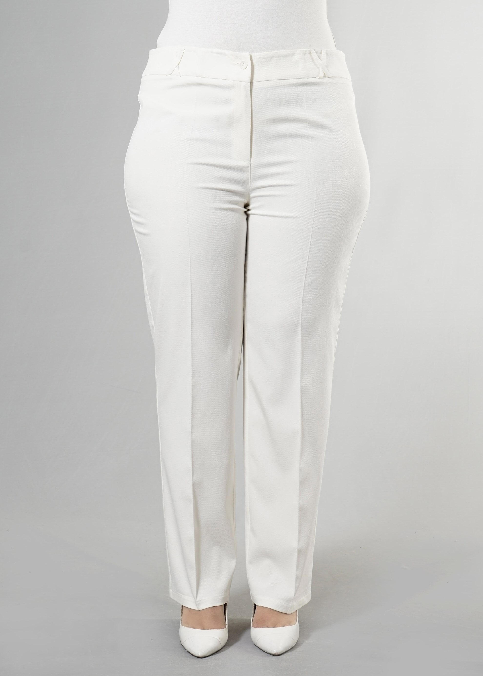 Tesettür giyim BEYAZ 7962 New Nice Tesettür Pantolon 44/52 TEK42