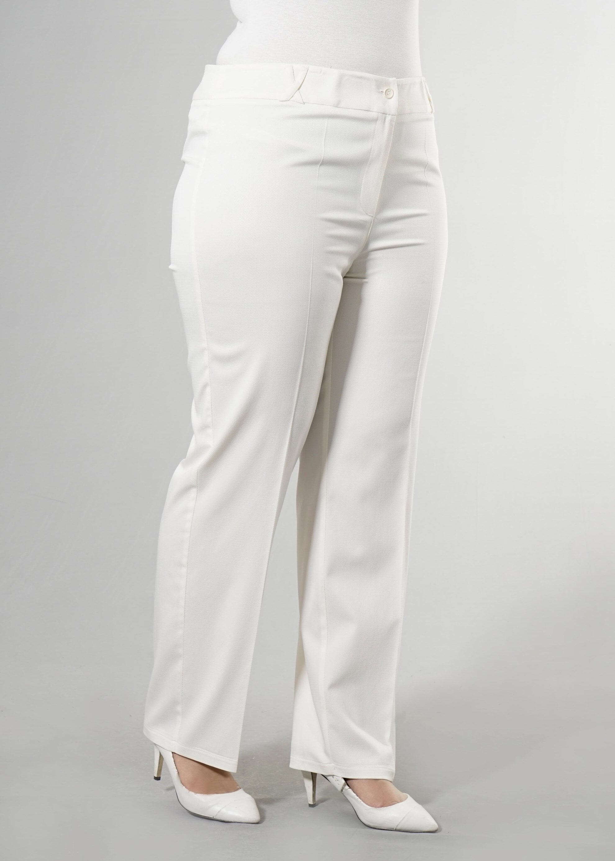 Tesettür giyim BEYAZ 7962 New Nice Tesettür Pantolon 44/52 TEK42