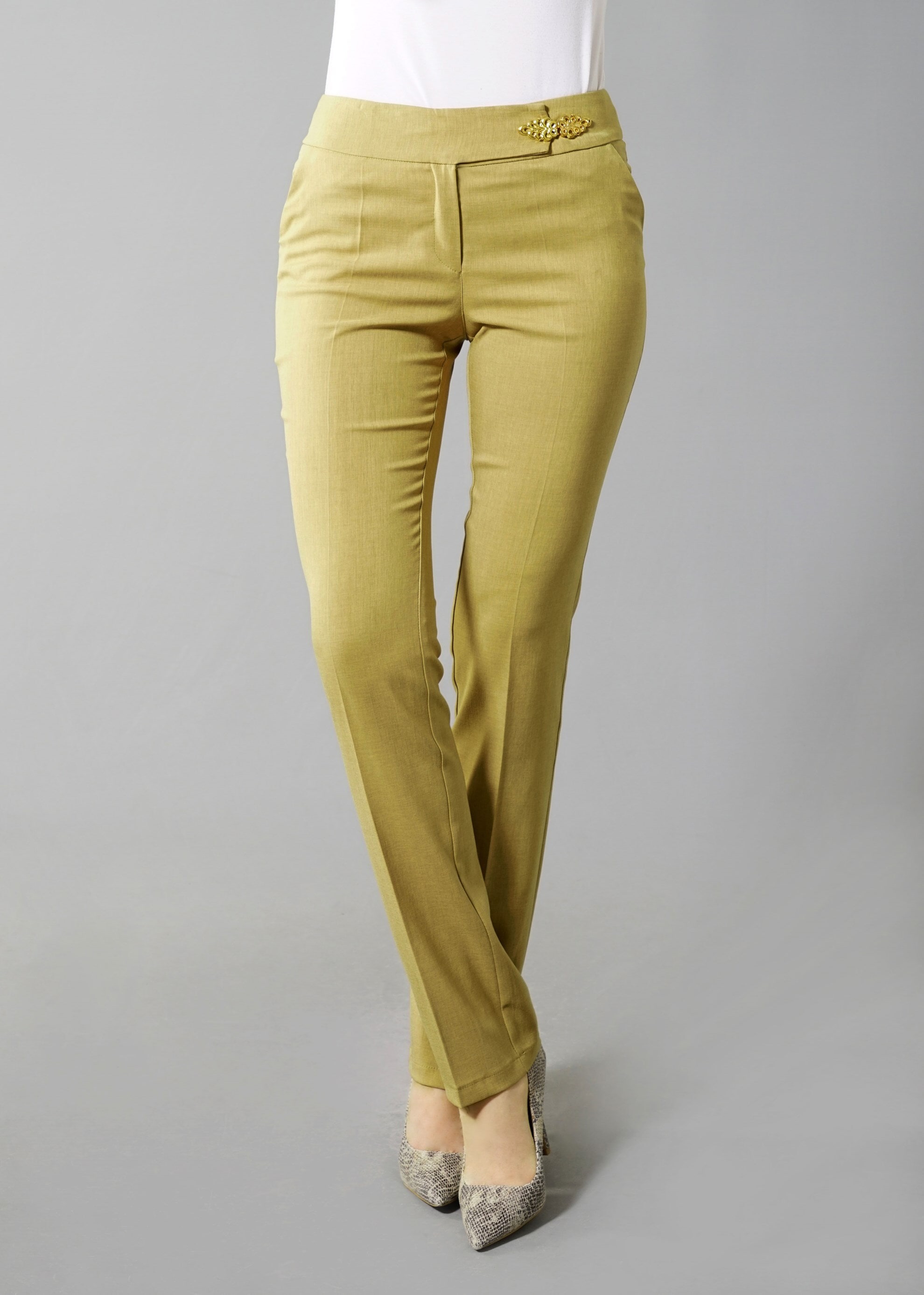 Tesettür giyim YEŞİL 7970 Stil Tesettür 8563 Pantalon 38/46 TEK40