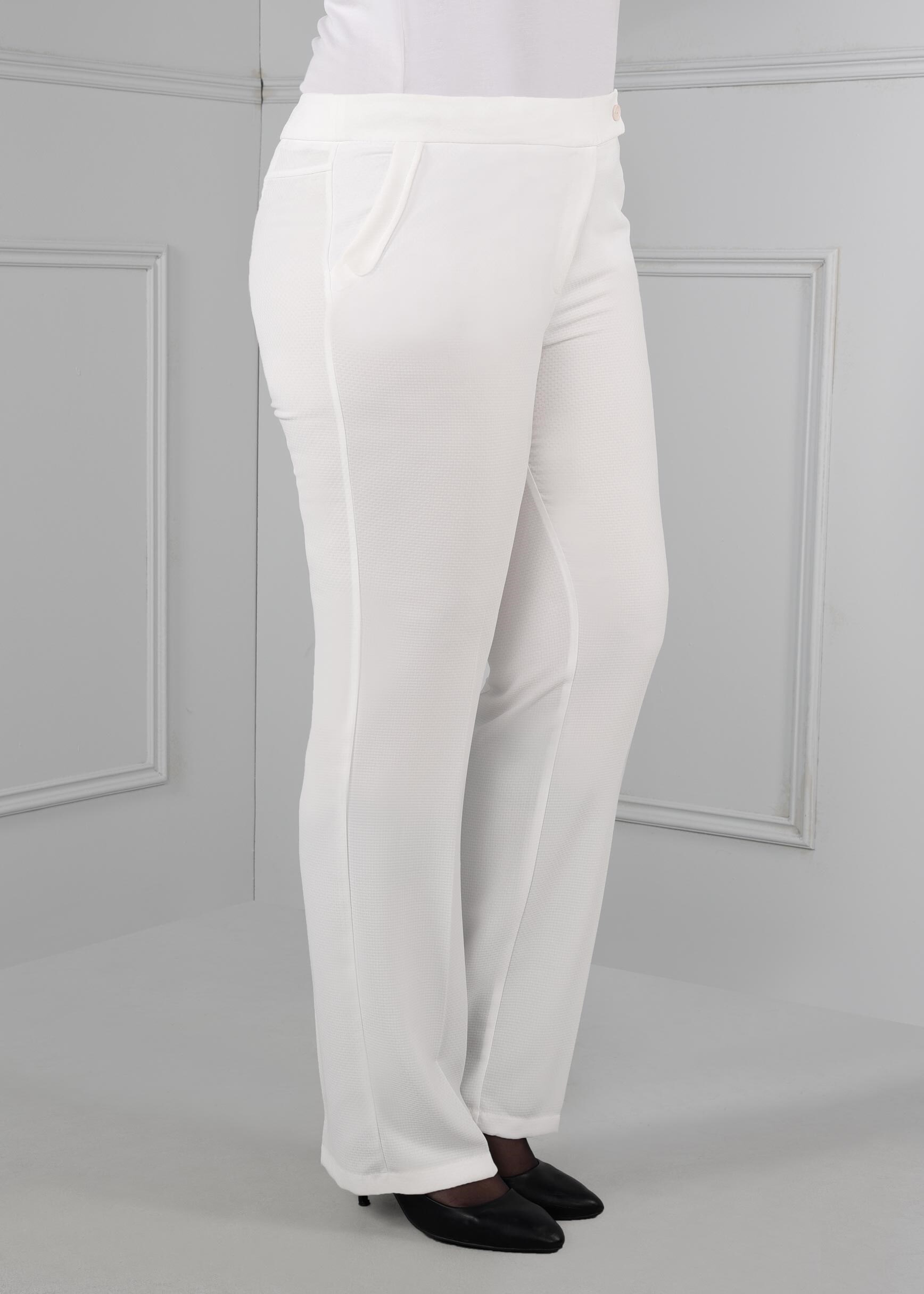 Tesettür giyim BEYAZ 7973 NAZENİN 5960 PANTOLON 44/50