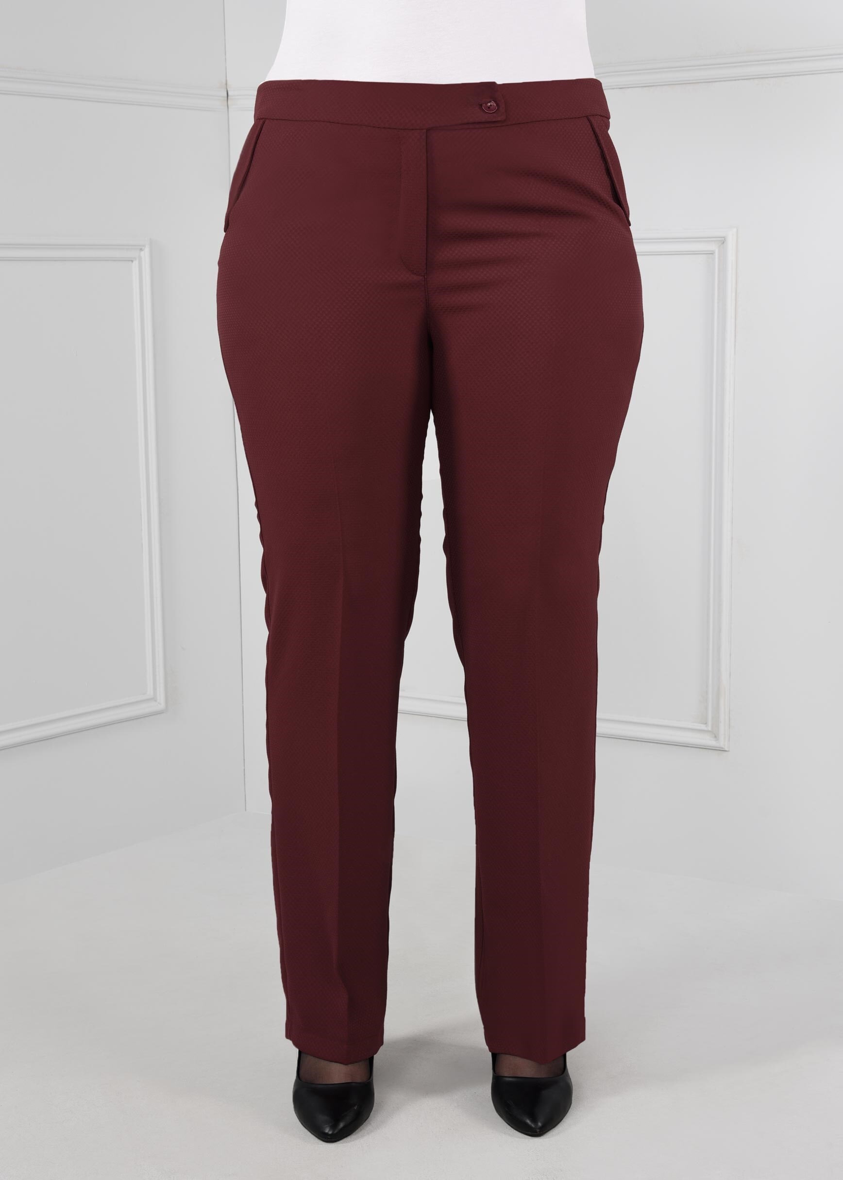Tesettür giyim BORDO 7973 NAZENİN 5960 PANTOLON 44/50