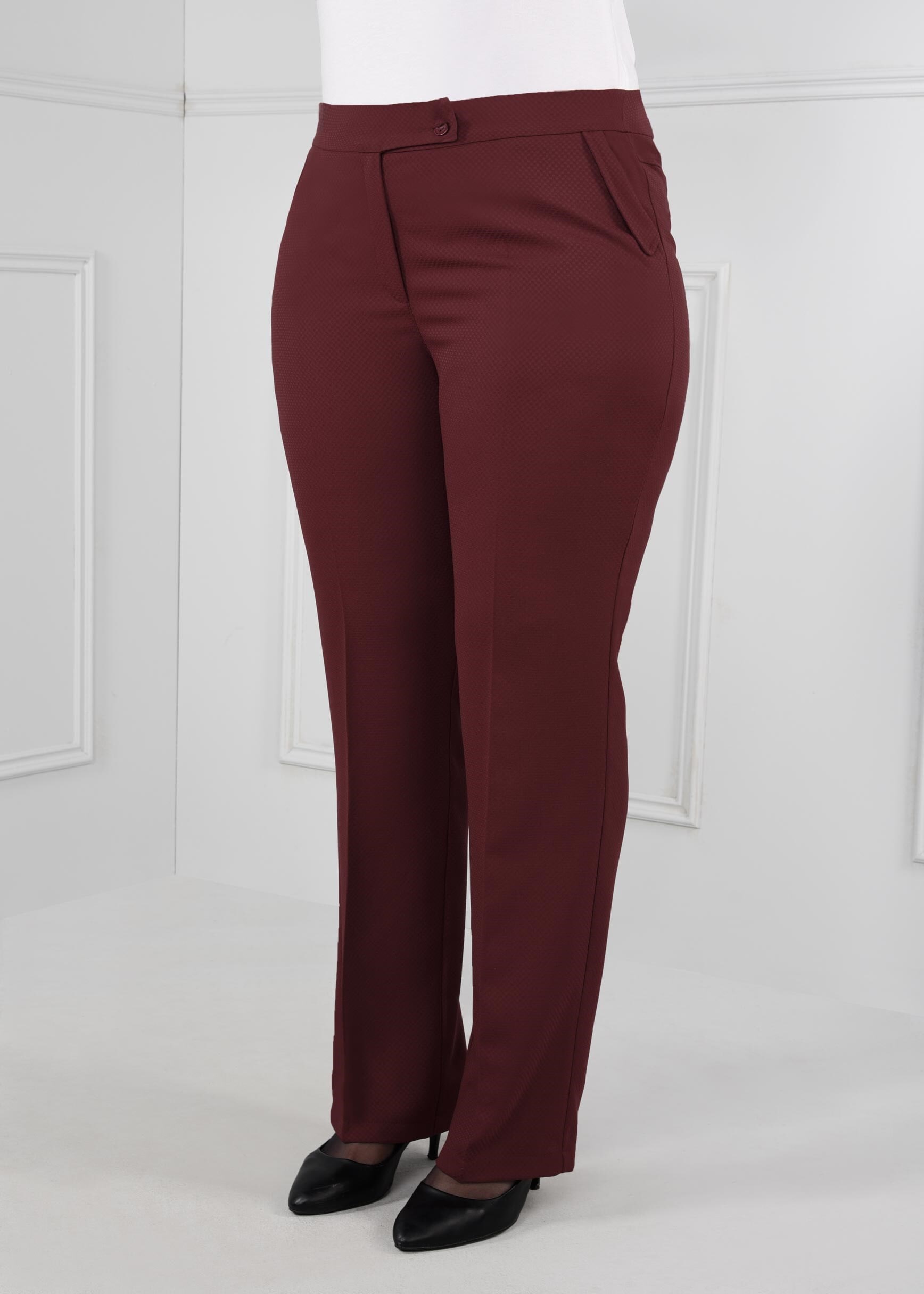 Tesettür giyim BORDO 7973 NAZENİN 5960 PANTOLON 44/50