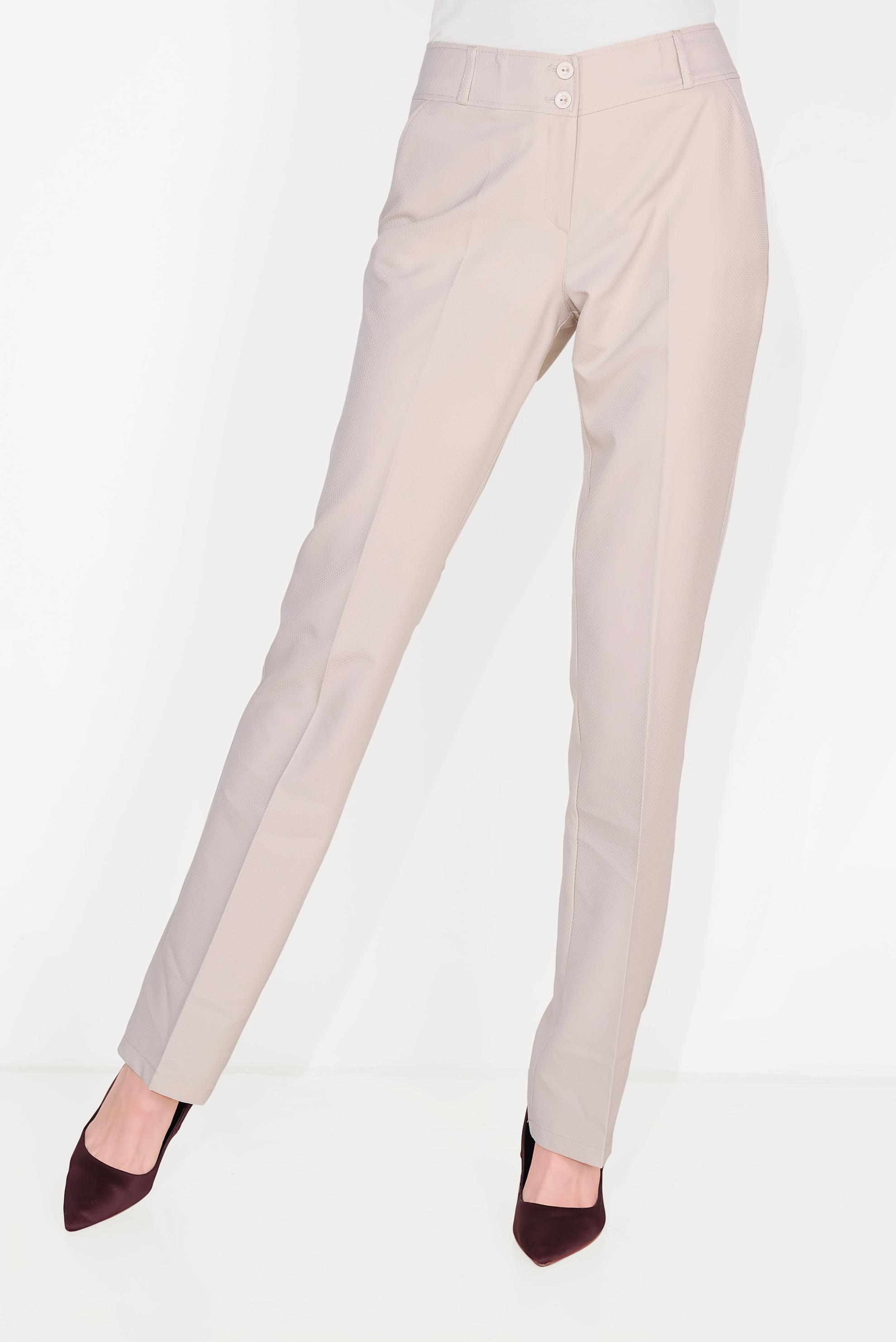 Tesettür giyim BEJ YÜKSEK BEL BORU PAÇA PANTOLON 7974 