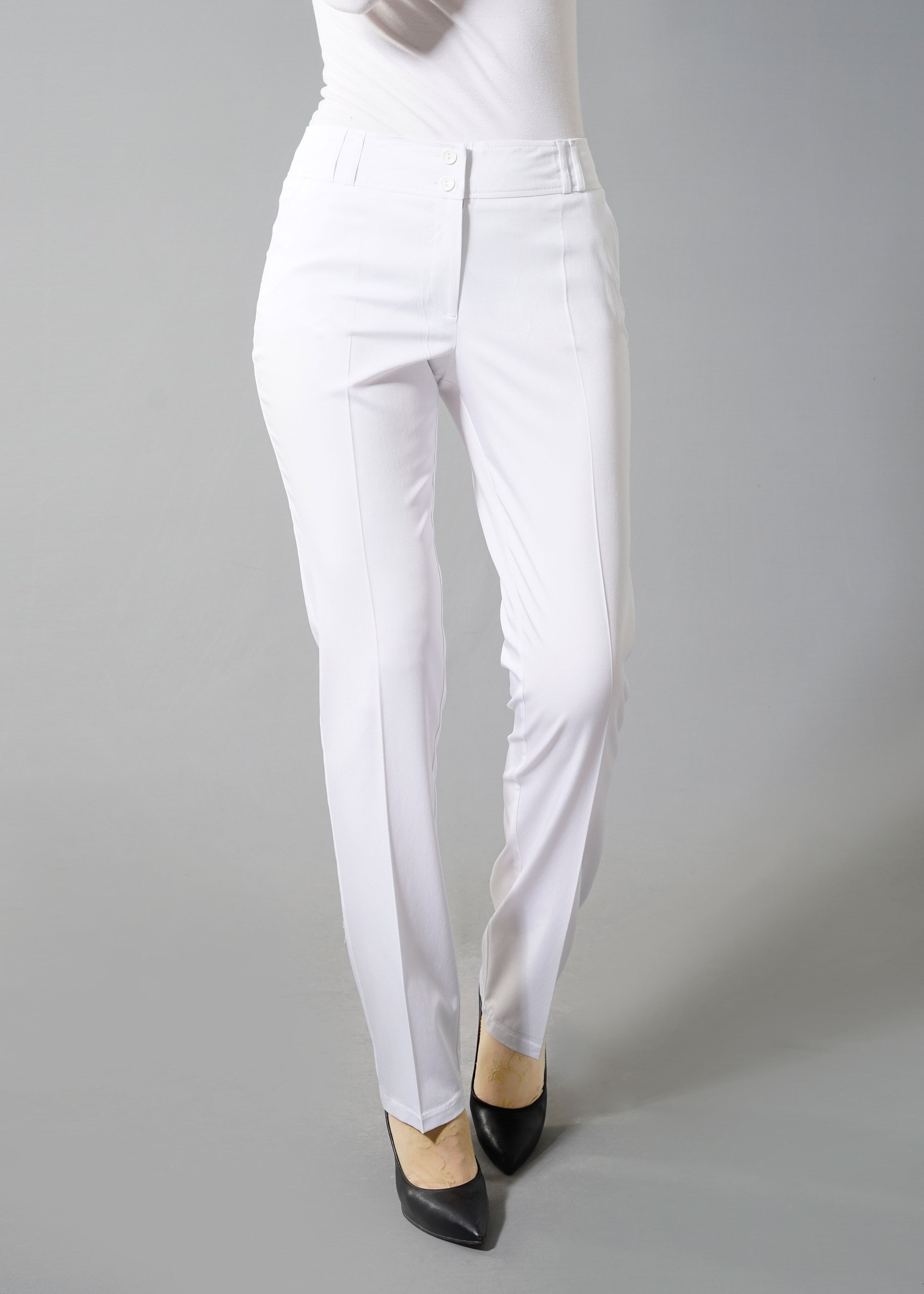 Tesettür giyim BEYAZ 7975 Summer Nancy Tesettür Pantolon 40/48(42-44) TEK40