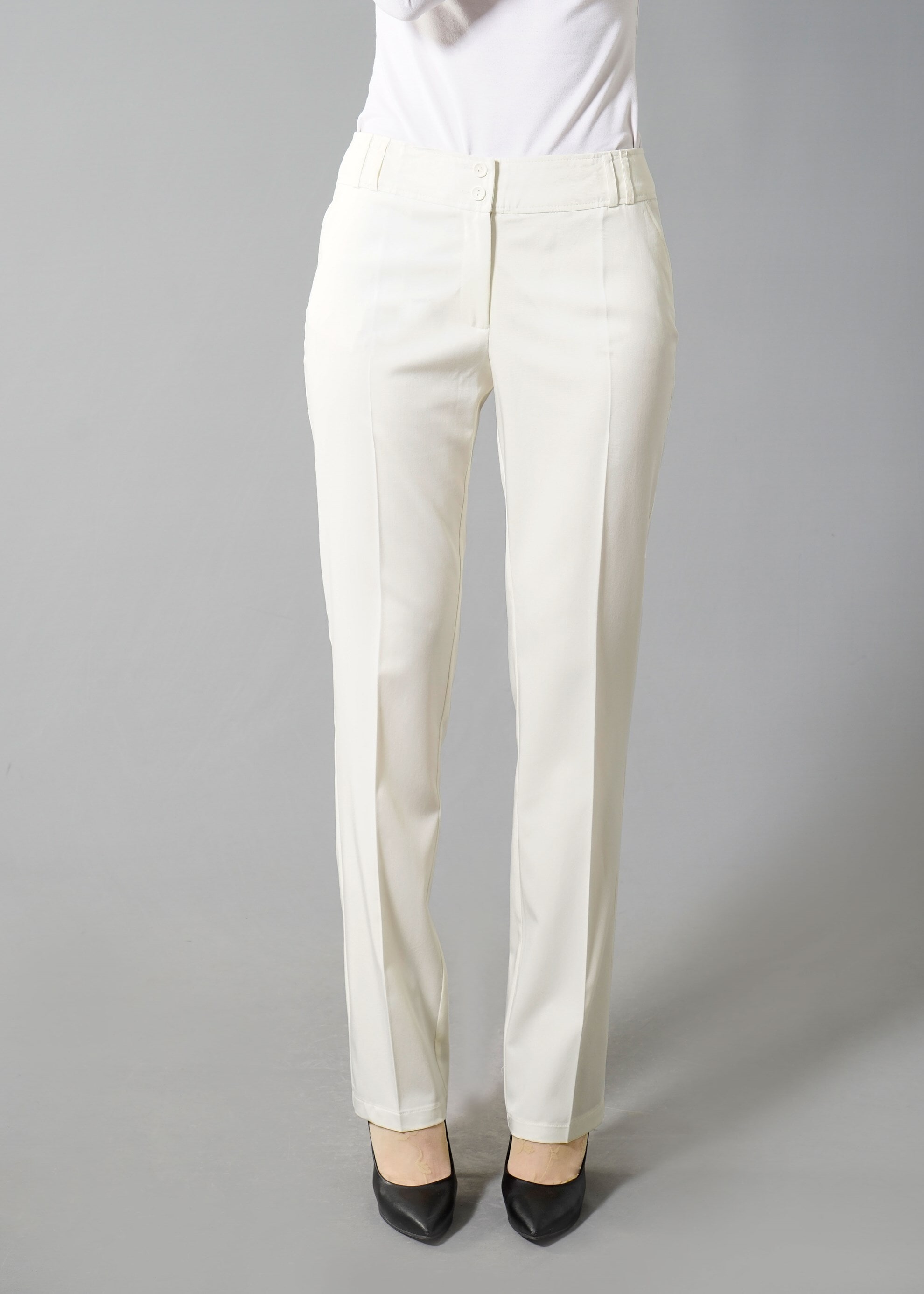 Tesettür giyim BEYAZ 7975 Summer Nancy Tesettür Pantolon 40/48(42-44) TEK40