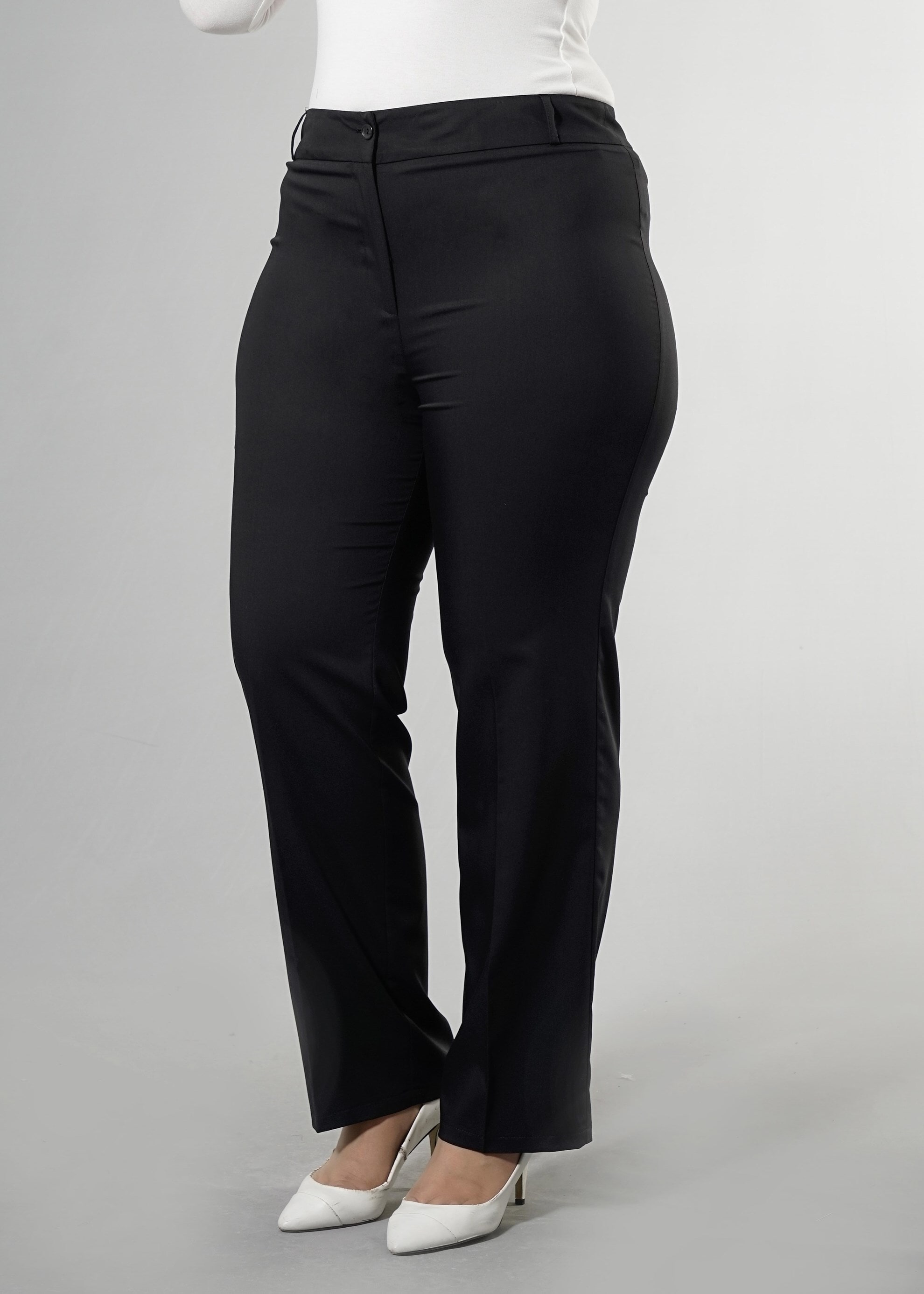 Tesettür giyim SİYAH 7977 Summer Nancy Tesettür Pantolon 44/52 TEK42