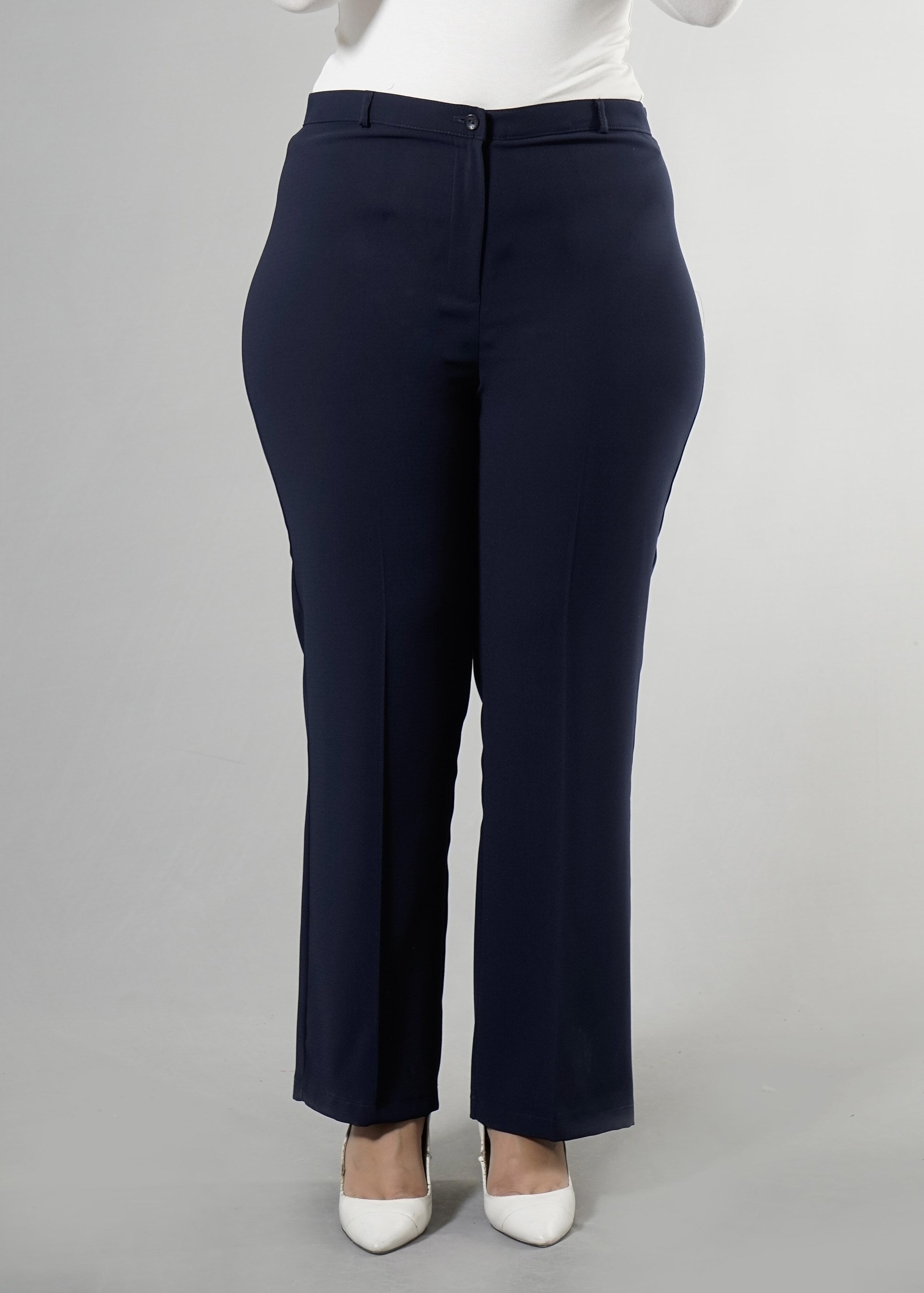 Tesettür giyim LACİVERT 7977 Summer Nancy Tesettür Pantolon 44/52 TEK42