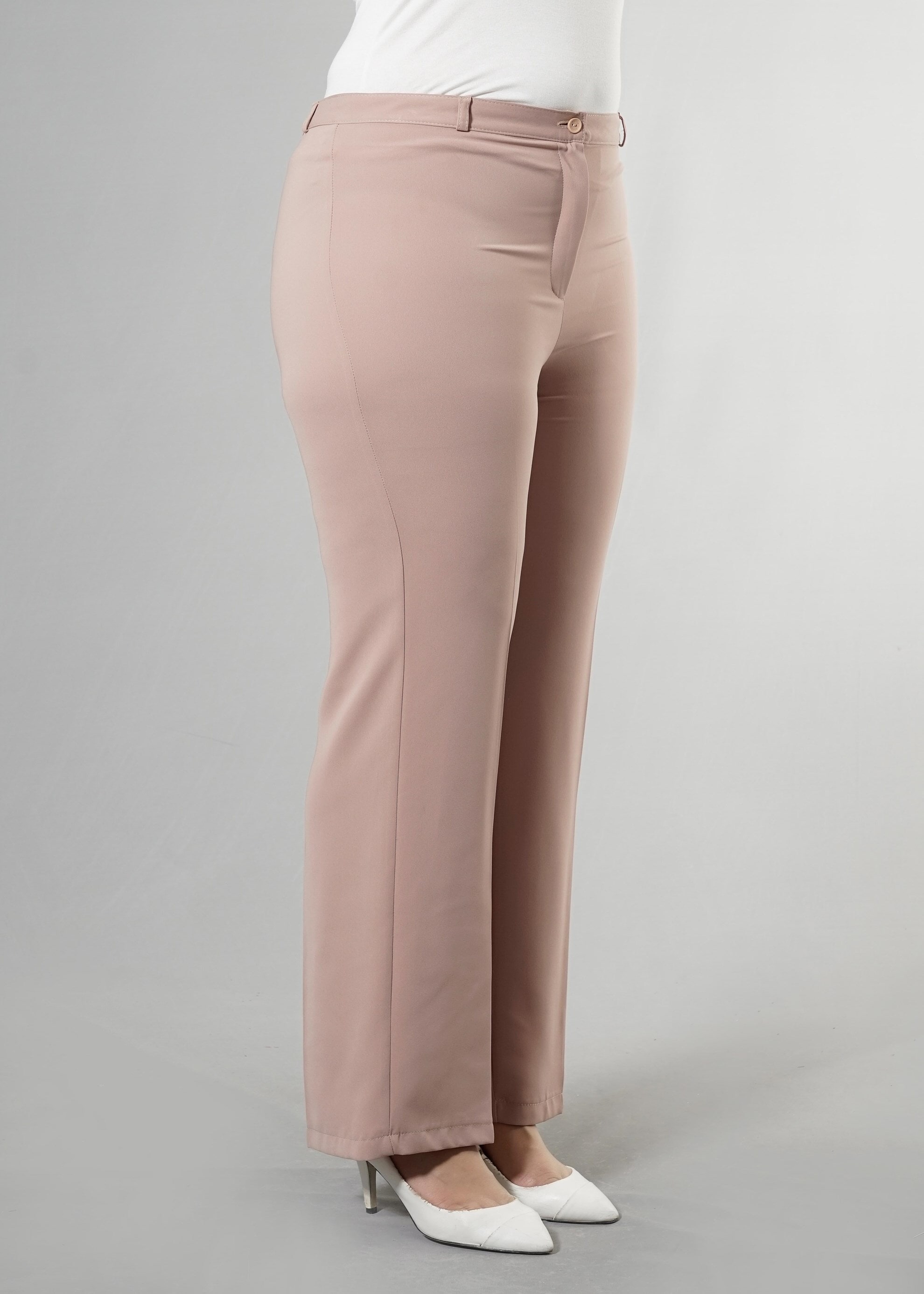 Tesettür giyim KAHVE 7977 Summer Nancy Tesettür Pantolon 44/52 TEK42