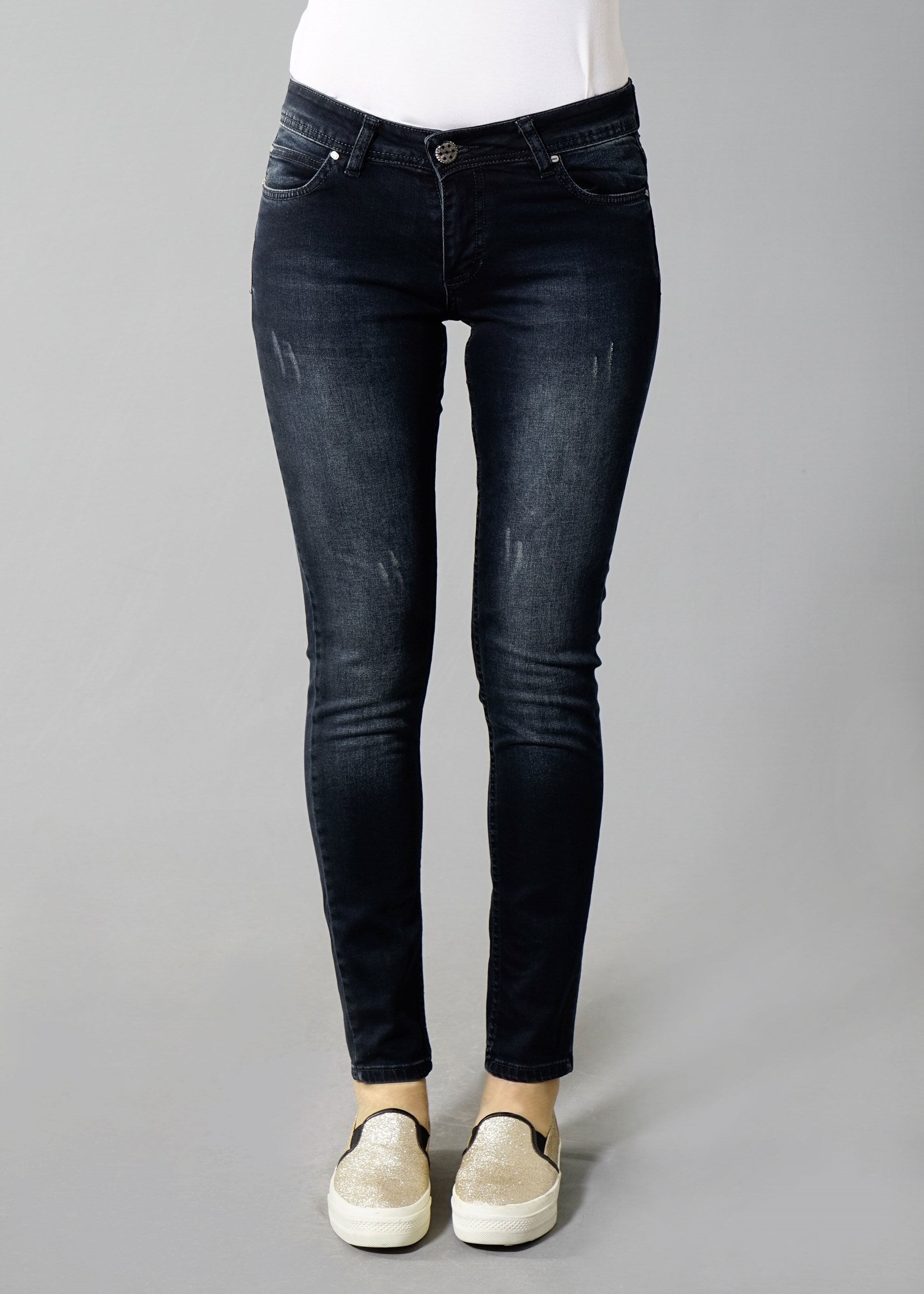 Tesettür giyim LACİVERT 7987 Maya Tesettür Denim  Pantolon 36/44(38-40-42)